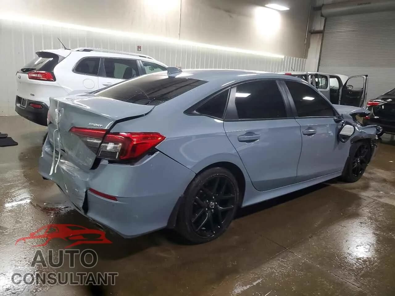 2023 HONDA CIVIC Damaged VIN 2HGFE2F52PH555761 – side profile 2023 HONDA CIVIC Damaged VIN 2HGFE2F52PH555761 – side profile