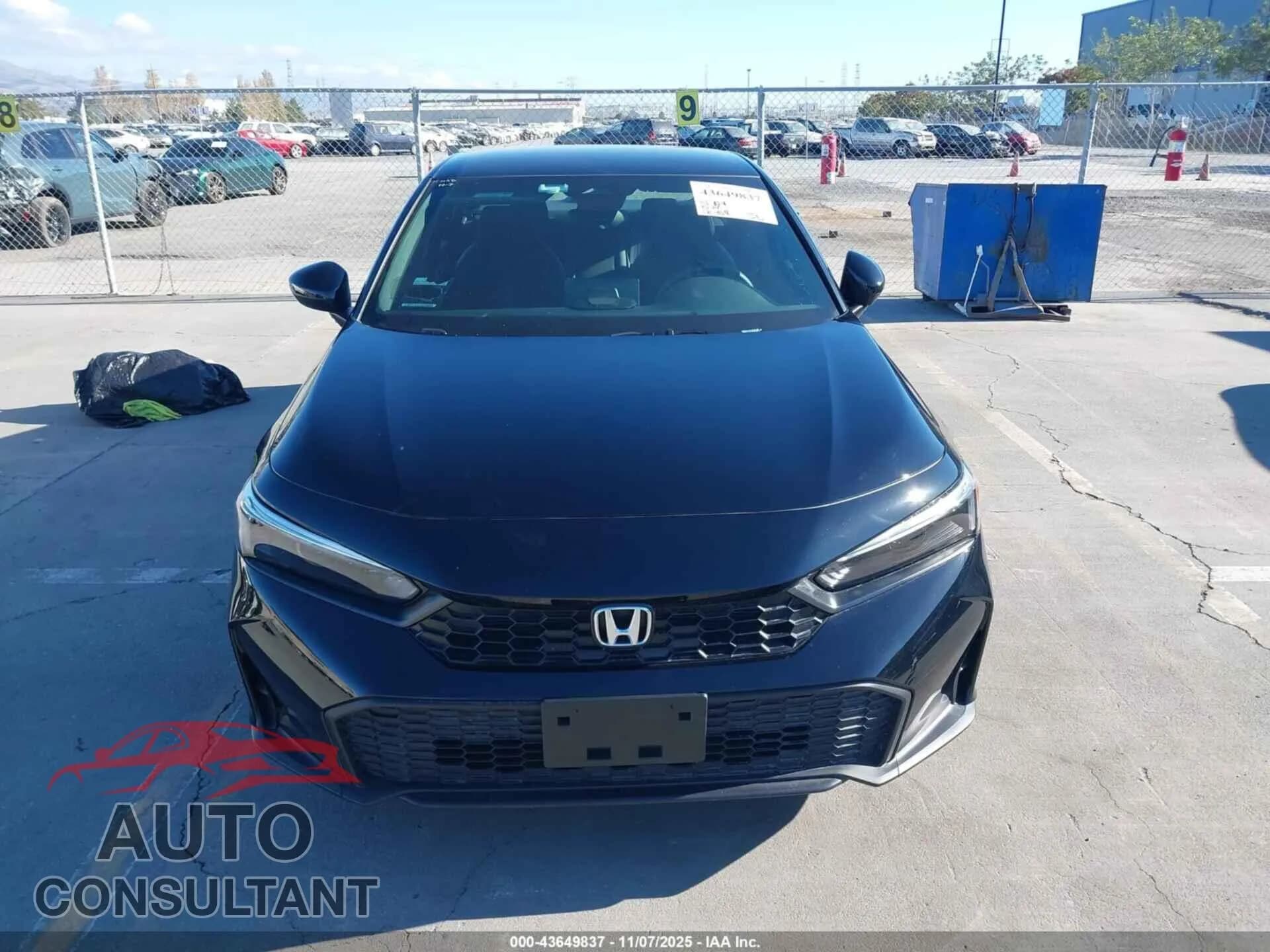 2026 HONDA CIVIC Damaged VIN 2HGFE2F52TH507137 – photo 11 2026 HONDA CIVIC Damaged VIN 2HGFE2F52TH507137 – photo 11