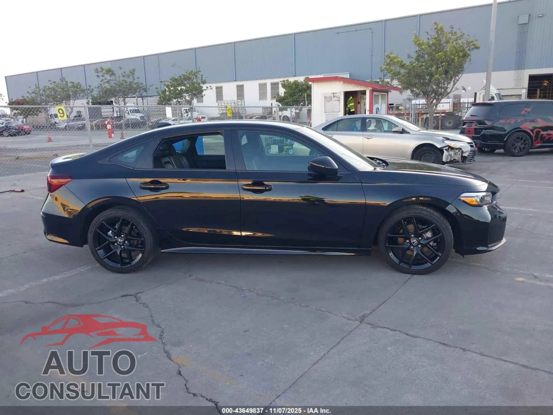 2026 HONDA CIVIC Damaged VIN 2HGFE2F52TH507137 – photo 12 2026 HONDA CIVIC Damaged VIN 2HGFE2F52TH507137 – photo 12