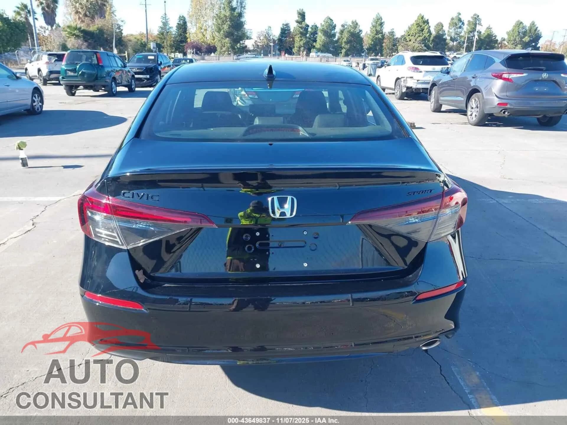 2026 HONDA CIVIC Damaged VIN 2HGFE2F52TH507137 – photo 15 2026 HONDA CIVIC Damaged VIN 2HGFE2F52TH507137 – photo 15