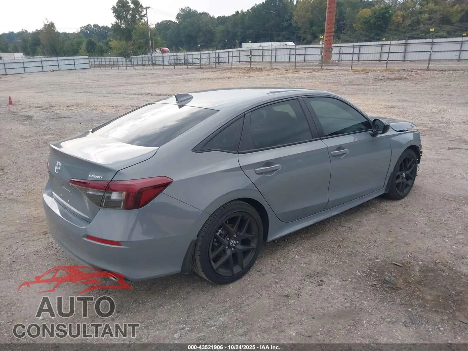 2025 HONDA CIVIC Damaged VIN 2HGFE2F53SH604846 – dashboard 2025 HONDA CIVIC Damaged VIN 2HGFE2F53SH604846 – dashboard