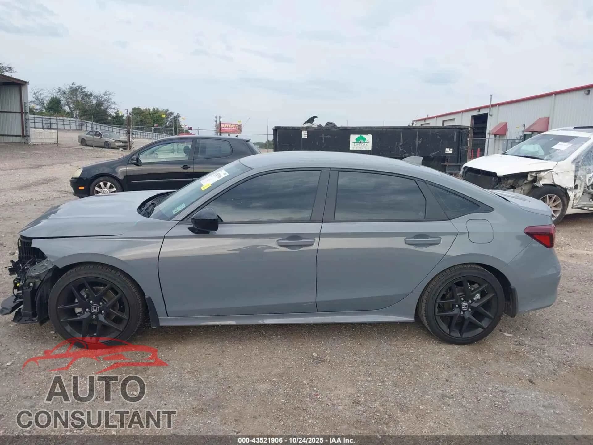 2025 HONDA CIVIC Damaged VIN 2HGFE2F53SH604846 – photo 15 2025 HONDA CIVIC Damaged VIN 2HGFE2F53SH604846 – photo 15