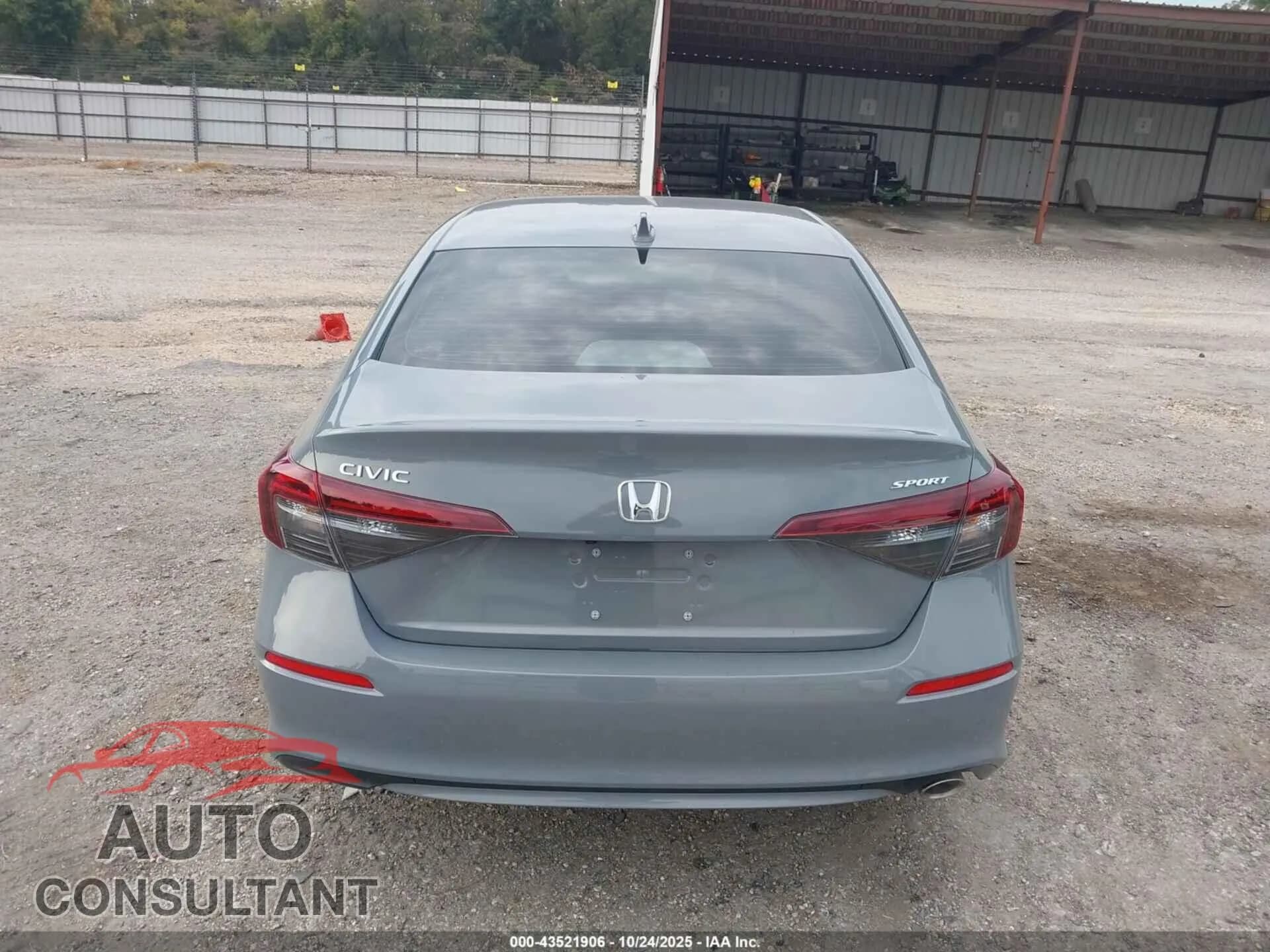 2025 HONDA CIVIC Damaged VIN 2HGFE2F53SH604846 – photo 17 2025 HONDA CIVIC Damaged VIN 2HGFE2F53SH604846 – photo 17