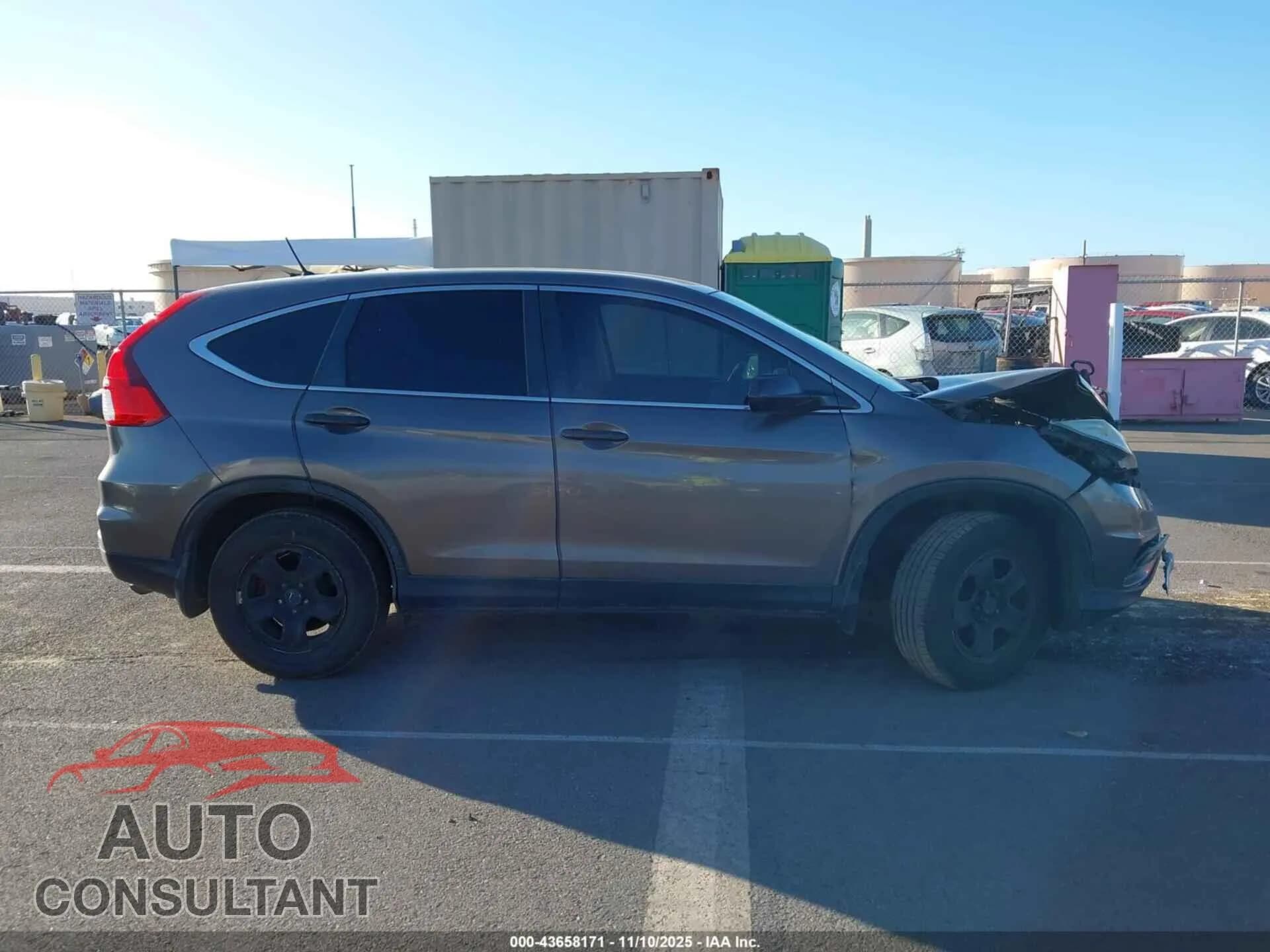 2015 HONDA CR-V Damaged VIN 2HKRM3H31FH504502 – photo 13 2015 HONDA CR-V Damaged VIN 2HKRM3H31FH504502 – photo 13