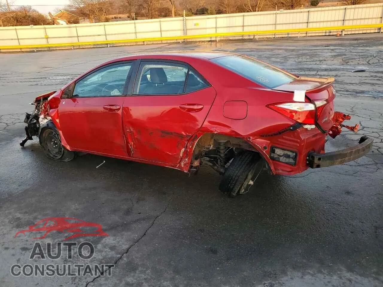 2014 TOYOTA COROLLA Damaged VIN 2T1BURHE0EC098865 – rear exterior 2014 TOYOTA COROLLA Damaged VIN 2T1BURHE0EC098865 – rear exterior