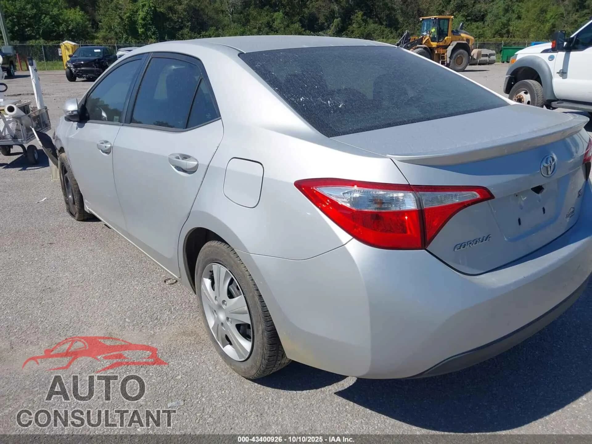 2015 TOYOTA COROLLA Damaged VIN 2T1BURHE0FC253366 – side profile 2015 TOYOTA COROLLA Damaged VIN 2T1BURHE0FC253366 – side profile