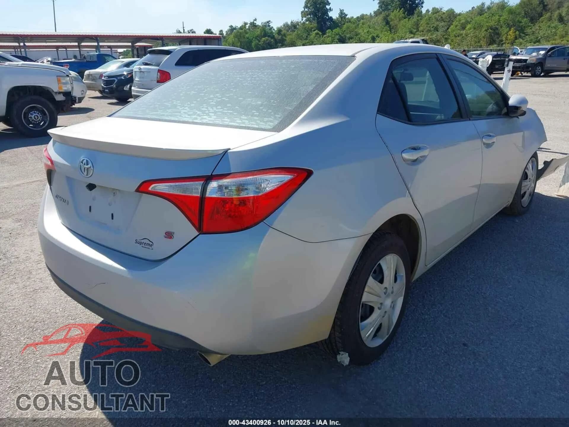 2015 TOYOTA COROLLA Damaged VIN 2T1BURHE0FC253366 – dashboard 2015 TOYOTA COROLLA Damaged VIN 2T1BURHE0FC253366 – dashboard
