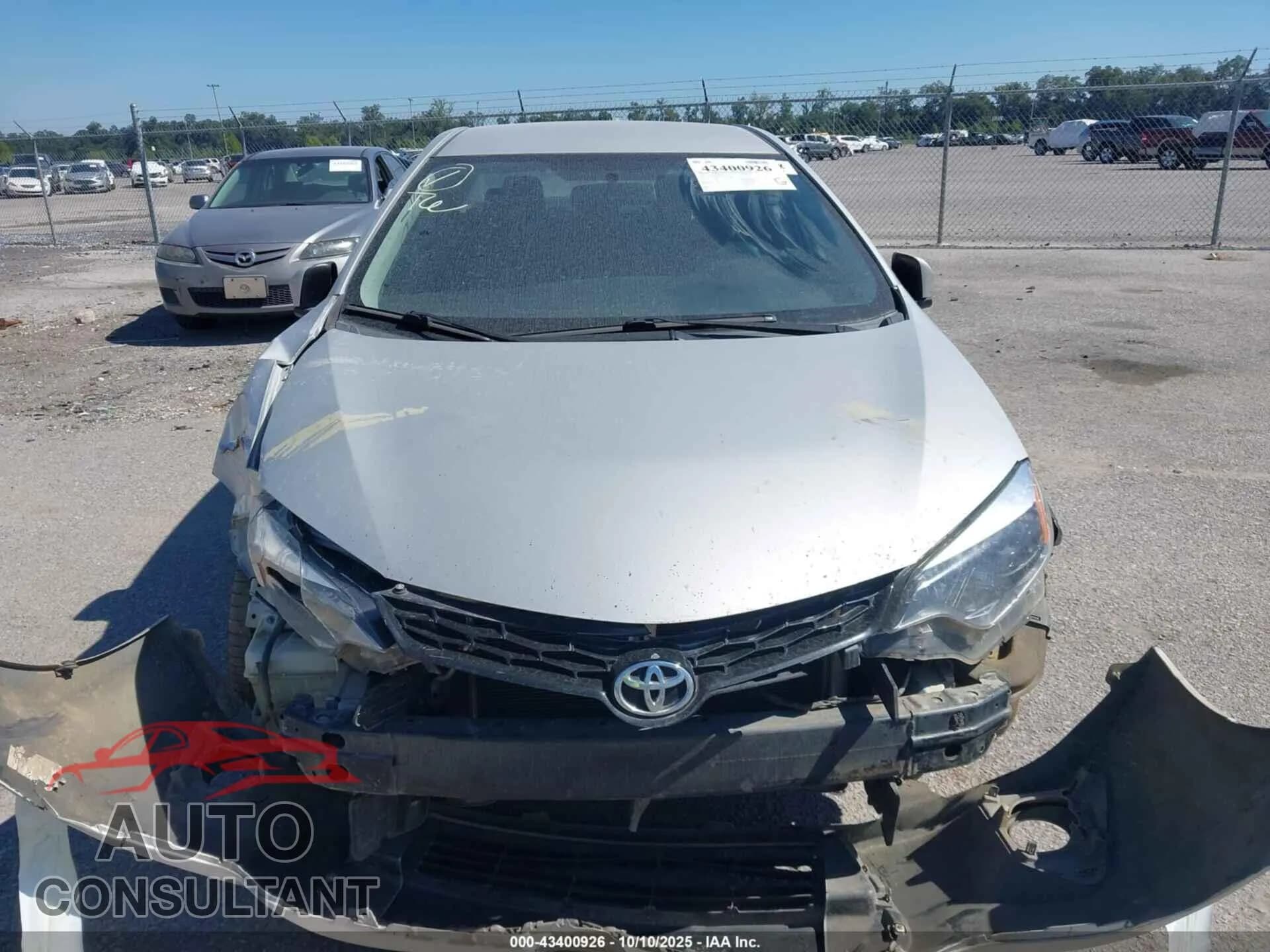 2015 TOYOTA COROLLA Damaged VIN 2T1BURHE0FC253366 – photo 12 2015 TOYOTA COROLLA Damaged VIN 2T1BURHE0FC253366 – photo 12
