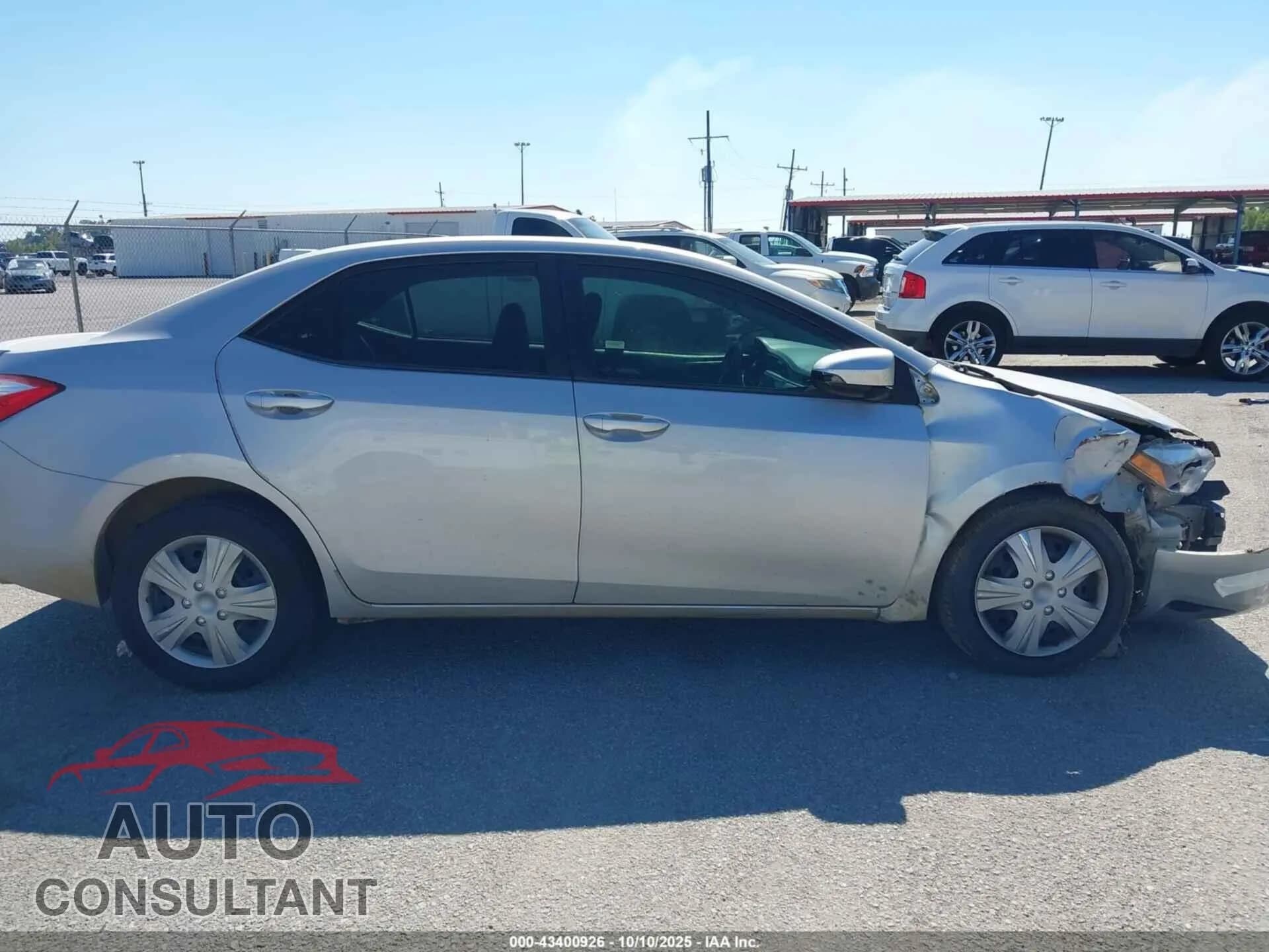 2015 TOYOTA COROLLA Damaged VIN 2T1BURHE0FC253366 – photo 13 2015 TOYOTA COROLLA Damaged VIN 2T1BURHE0FC253366 – photo 13