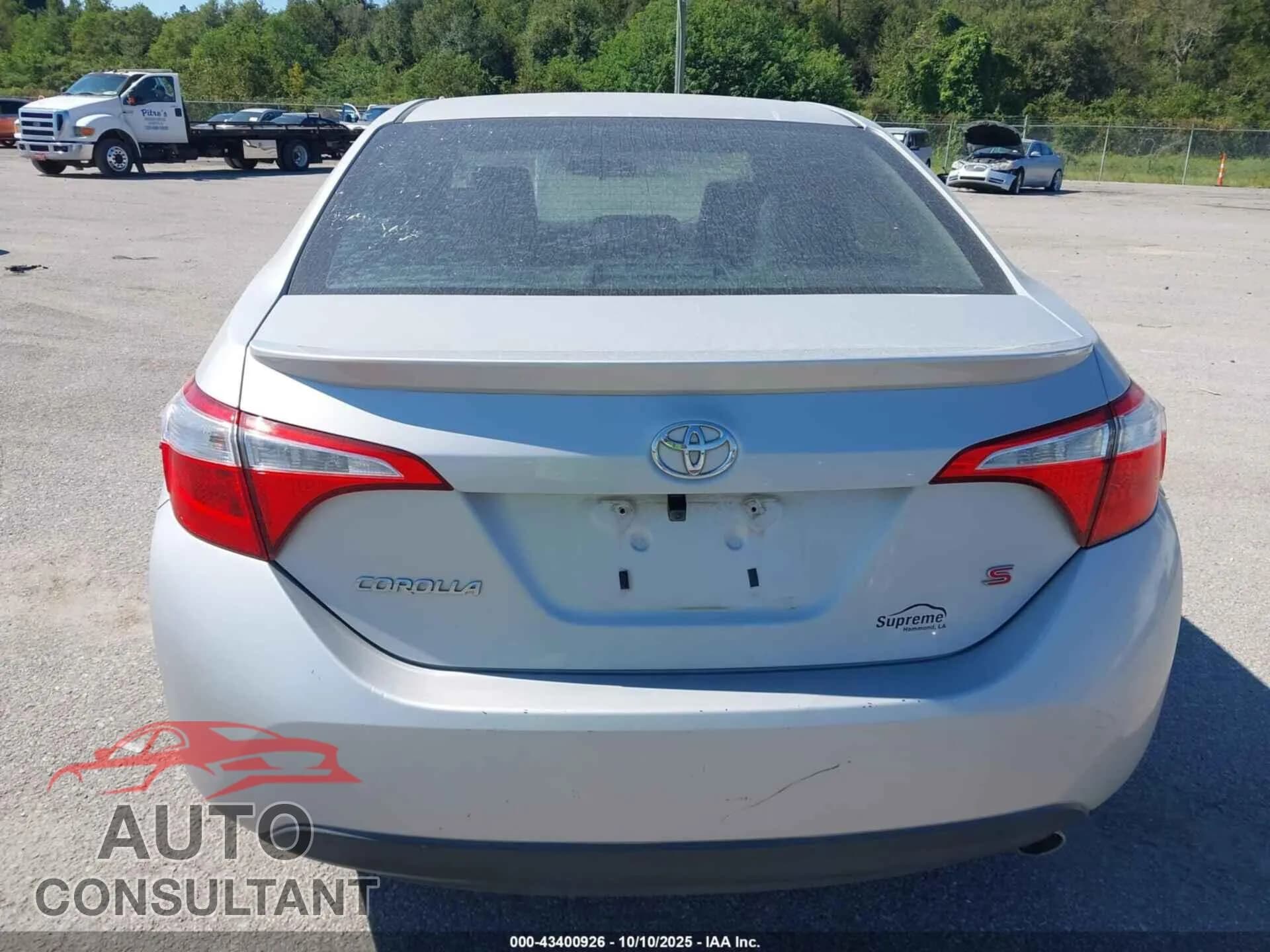 2015 TOYOTA COROLLA Damaged VIN 2T1BURHE0FC253366 – photo 16 2015 TOYOTA COROLLA Damaged VIN 2T1BURHE0FC253366 – photo 16