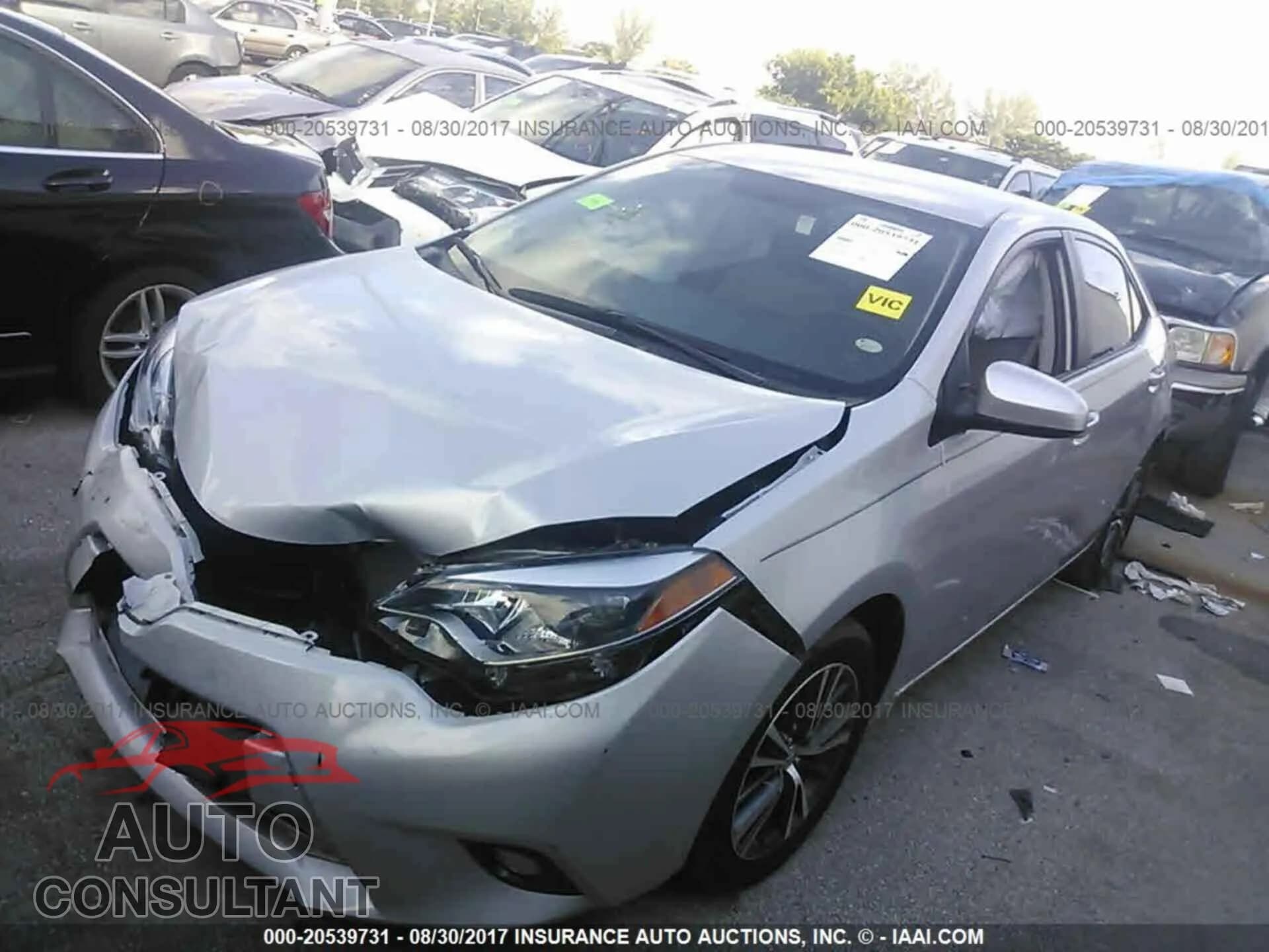 2016 Toyota Corolla Damaged VIN 2T1BURHE2GC564976 – rear exterior 2016 Toyota Corolla Damaged VIN 2T1BURHE2GC564976 – rear exterior