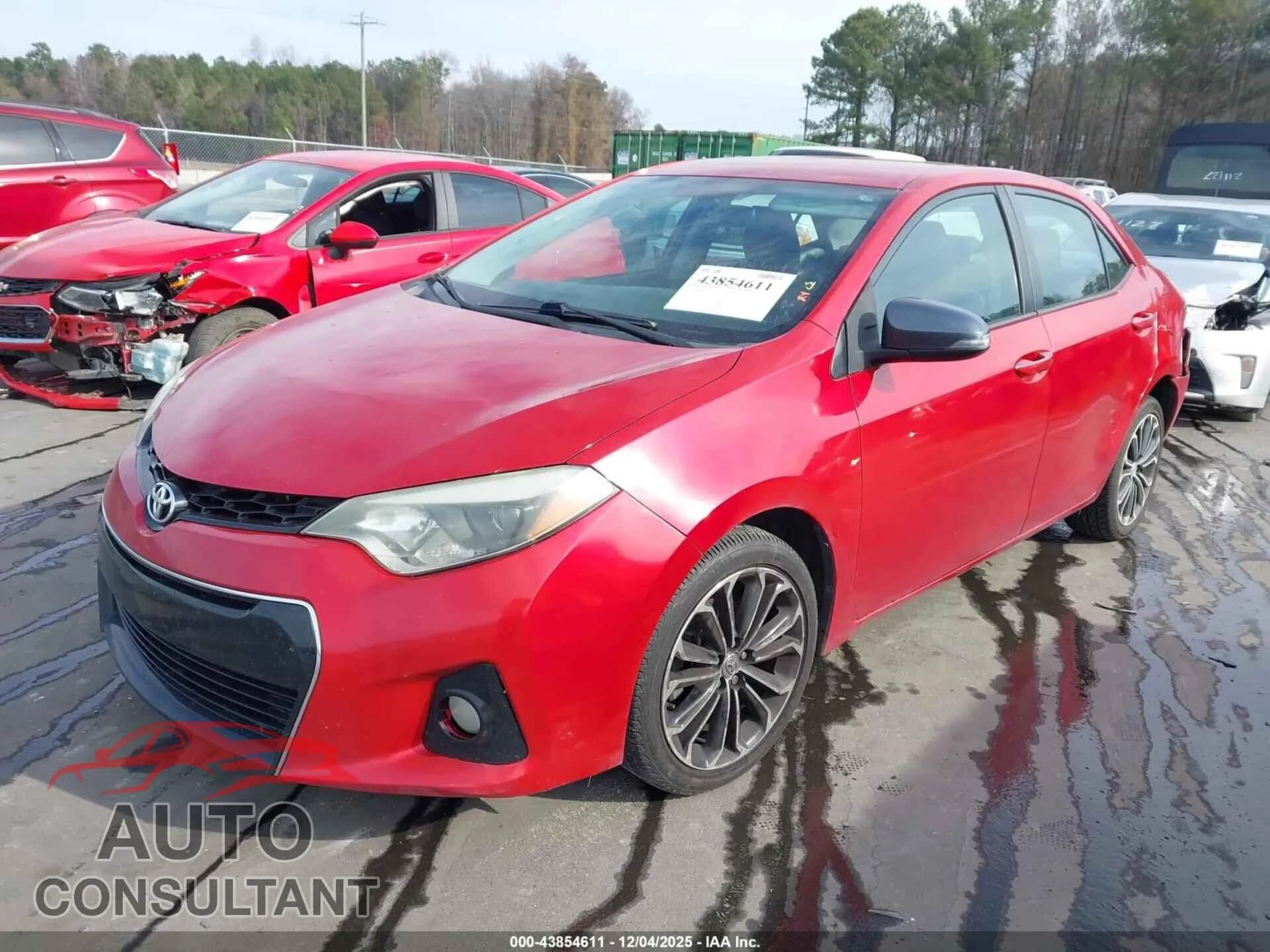 2016 TOYOTA COROLLA Damaged VIN 2T1BURHE4GC575770 – rear exterior 2016 TOYOTA COROLLA Damaged VIN 2T1BURHE4GC575770 – rear exterior