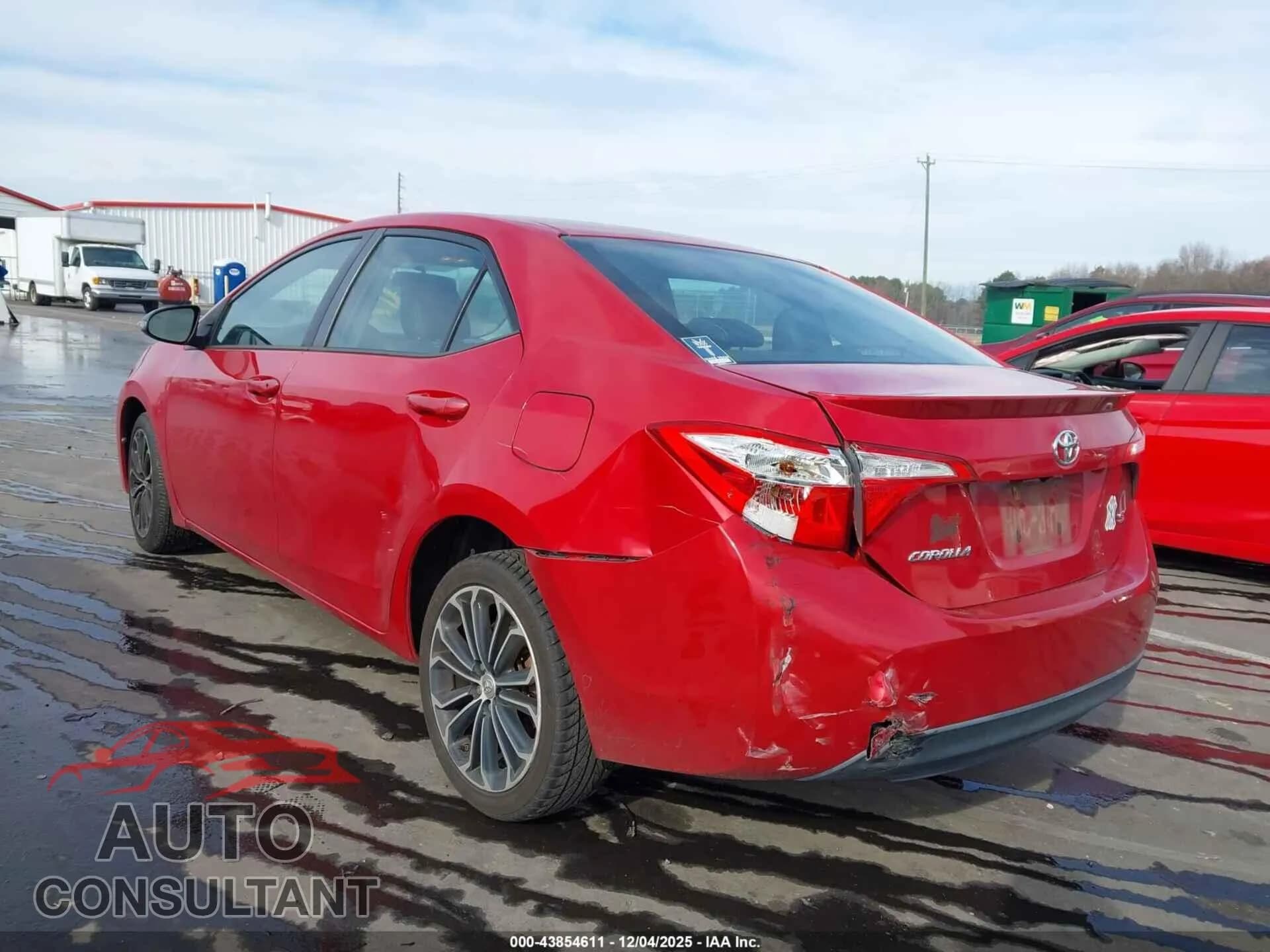 2016 TOYOTA COROLLA Damaged VIN 2T1BURHE4GC575770 – side profile 2016 TOYOTA COROLLA Damaged VIN 2T1BURHE4GC575770 – side profile