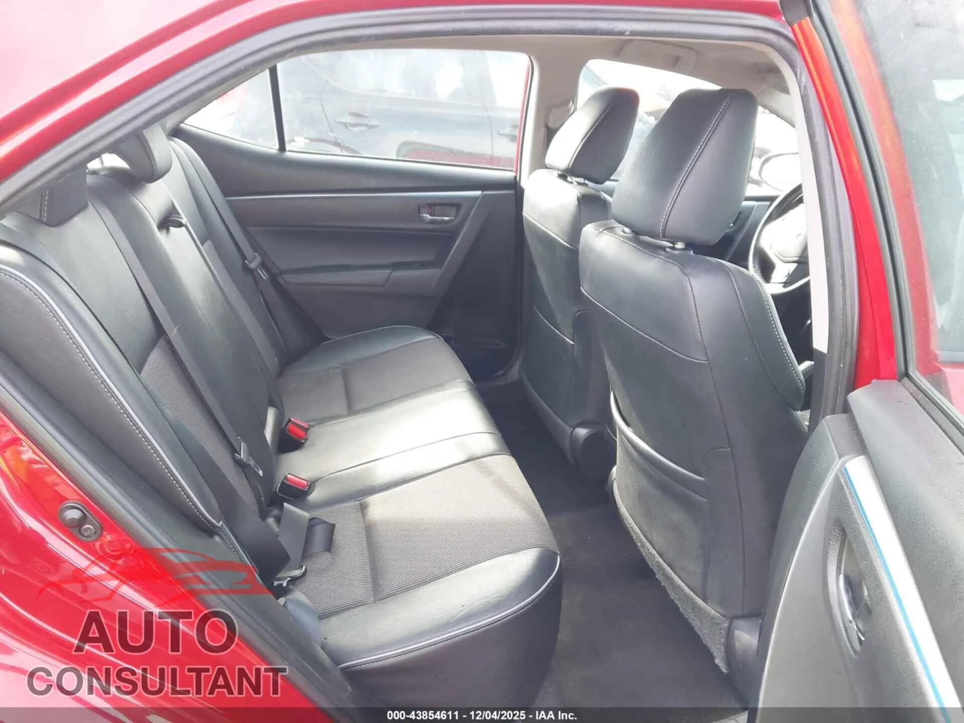 2016 TOYOTA COROLLA Damaged VIN 2T1BURHE4GC575770 – undercarriage 2016 TOYOTA COROLLA Damaged VIN 2T1BURHE4GC575770 – undercarriage