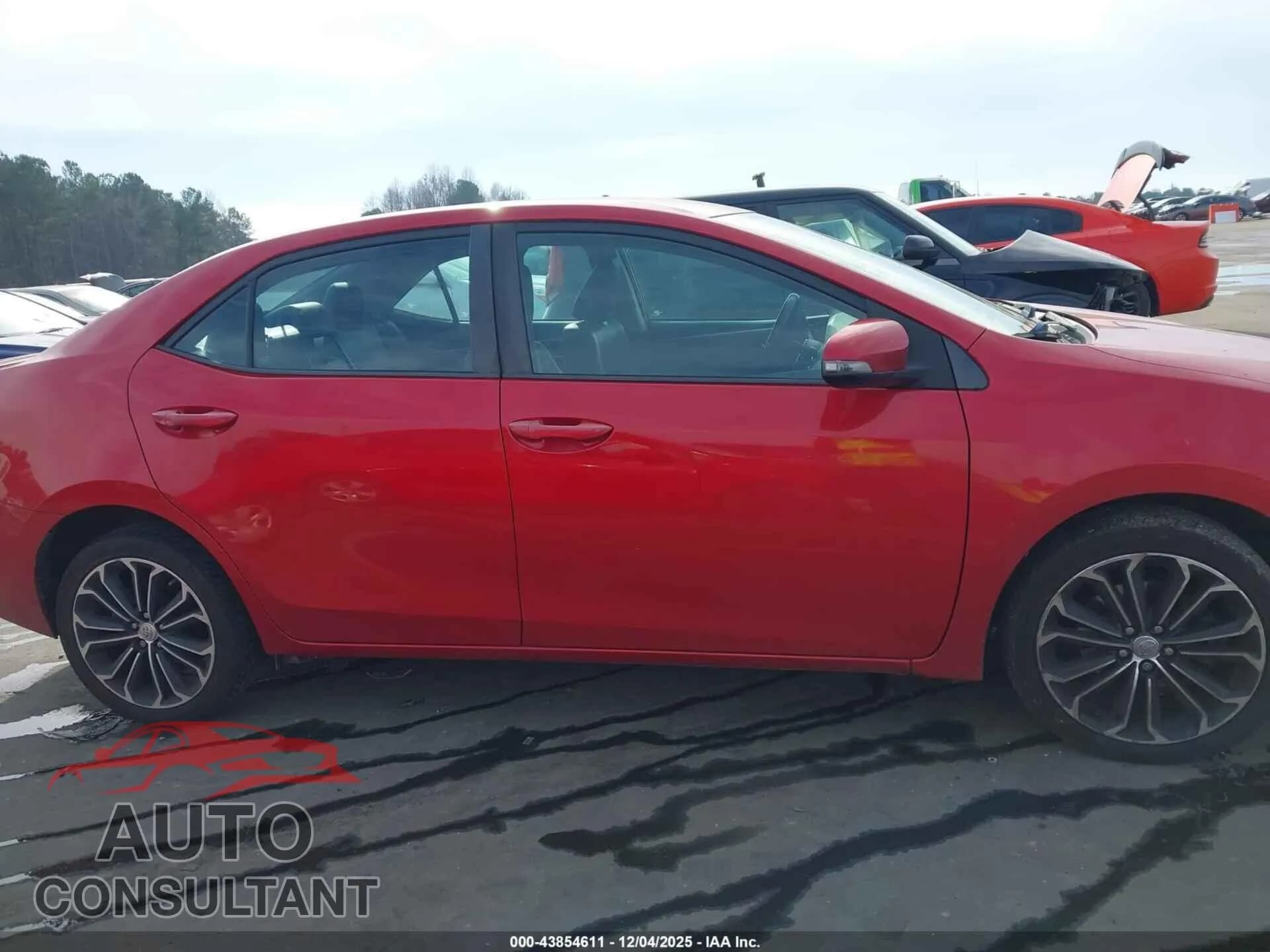 2016 TOYOTA COROLLA Damaged VIN 2T1BURHE4GC575770 – photo 13 2016 TOYOTA COROLLA Damaged VIN 2T1BURHE4GC575770 – photo 13