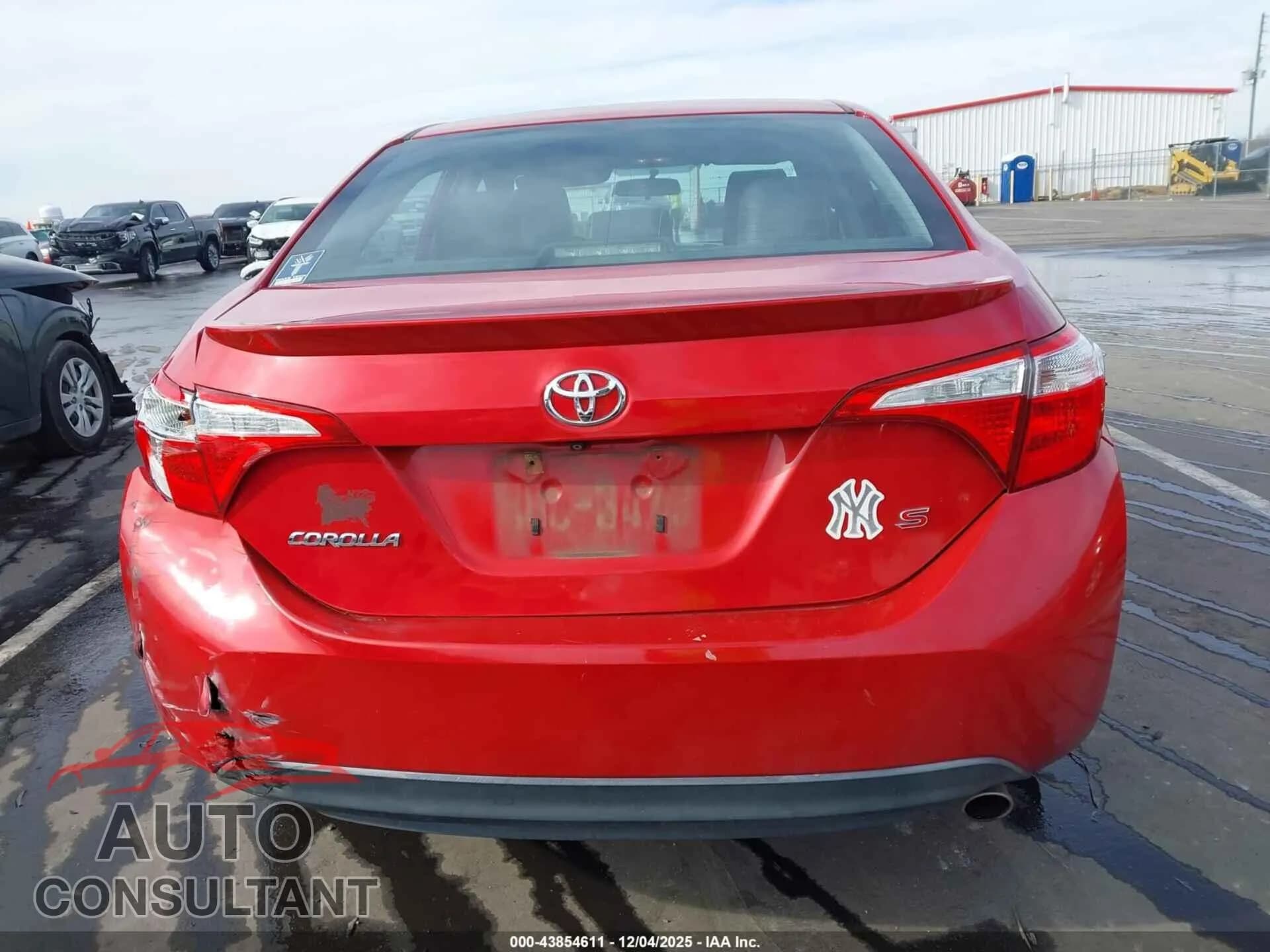 2016 TOYOTA COROLLA Damaged VIN 2T1BURHE4GC575770 – photo 16 2016 TOYOTA COROLLA Damaged VIN 2T1BURHE4GC575770 – photo 16