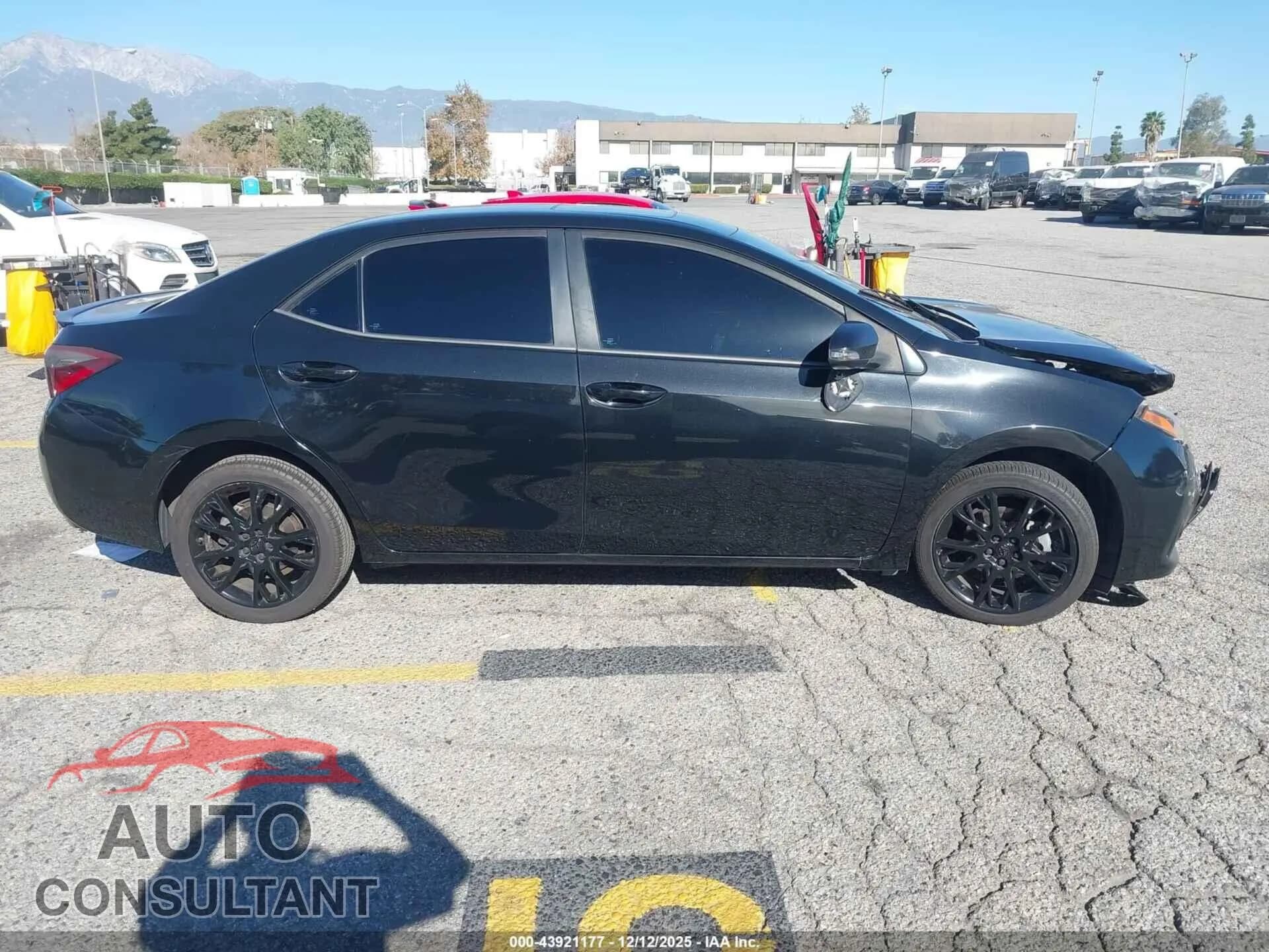 2016 TOYOTA COROLLA Damaged VIN 2T1BURHE7GC592367 – photo 13 2016 TOYOTA COROLLA Damaged VIN 2T1BURHE7GC592367 – photo 13