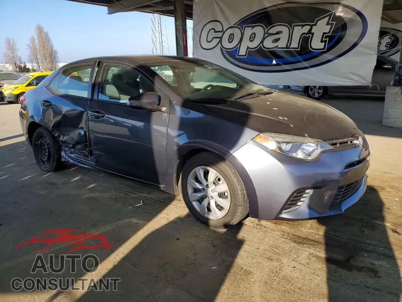 2015 TOYOTA COROLLA Damaged VIN 2T1BURHEXFC314917 – dashboard 2015 TOYOTA COROLLA Damaged VIN 2T1BURHEXFC314917 – dashboard