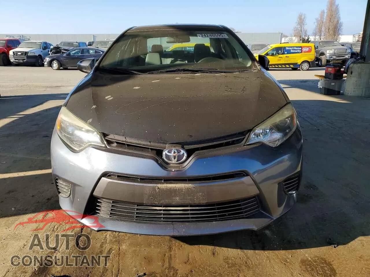 2015 TOYOTA COROLLA Damaged VIN 2T1BURHEXFC314917 – interior seats 2015 TOYOTA COROLLA Damaged VIN 2T1BURHEXFC314917 – interior seats