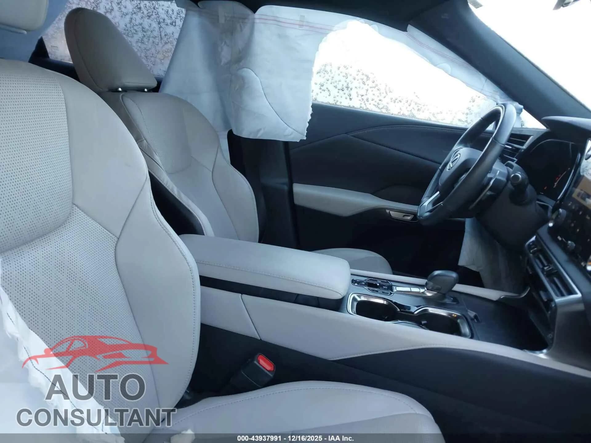 2023 LEXUS RX 350 Damaged VIN 2T2BAMBA5PC016077 – interior seats 2023 LEXUS RX 350 Damaged VIN 2T2BAMBA5PC016077 – interior seats