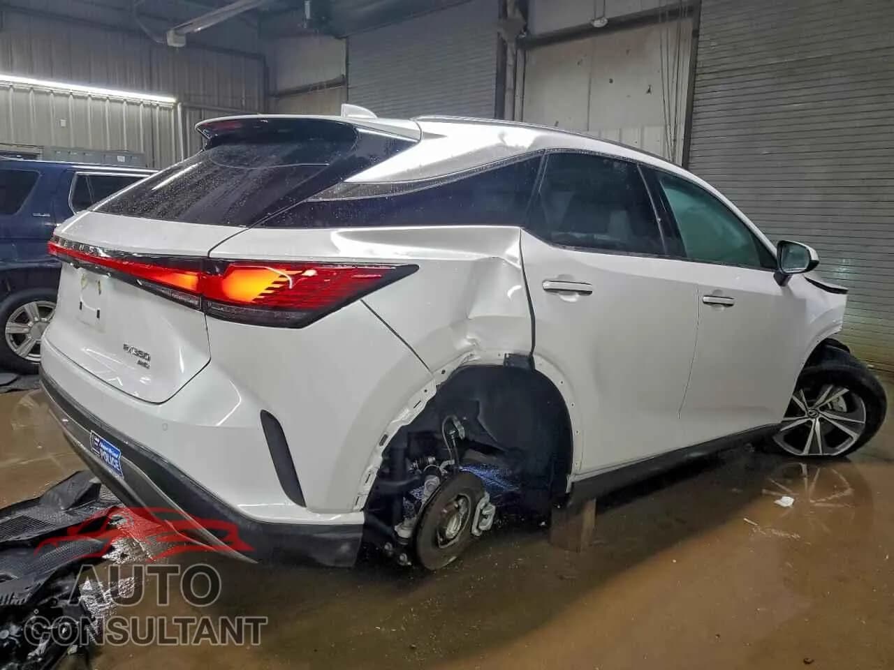 2023 LEXUS RX350 Damaged VIN 2T2BAMCA0PC028555 – side profile 2023 LEXUS RX350 Damaged VIN 2T2BAMCA0PC028555 – side profile