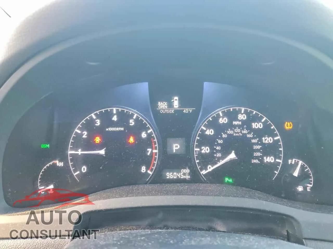 2013 LEXUS RX350 Damaged VIN 2T2BK1BA4DC221350 – trunk area 2013 LEXUS RX350 Damaged VIN 2T2BK1BA4DC221350 – trunk area