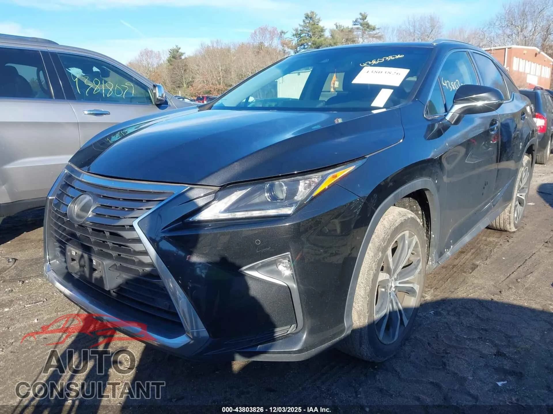 2016 LEXUS RX 350 Damaged VIN 2T2BZMCA7GC036810 – rear exterior 2016 LEXUS RX 350 Damaged VIN 2T2BZMCA7GC036810 – rear exterior