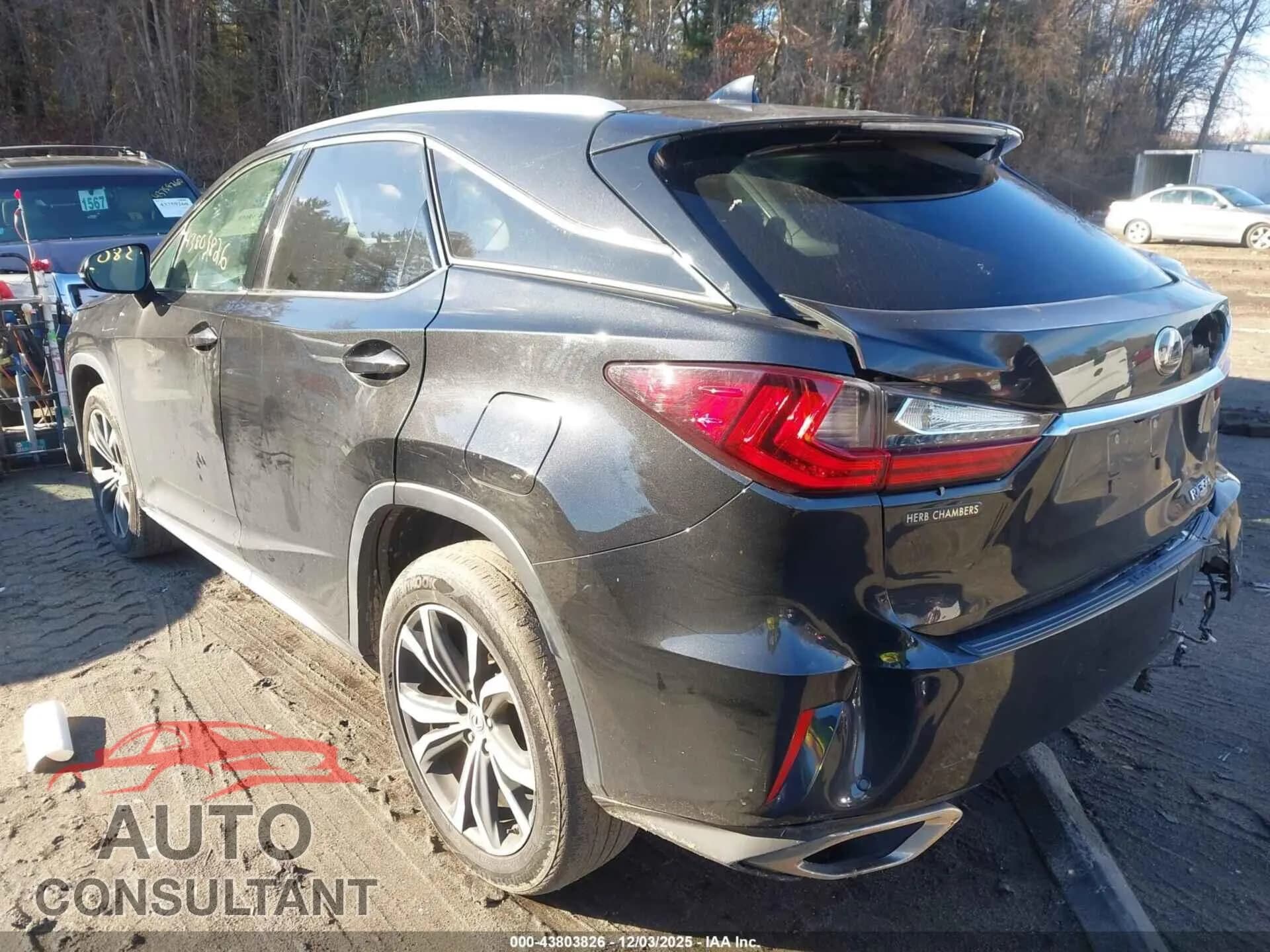 2016 LEXUS RX 350 Damaged VIN 2T2BZMCA7GC036810 – side profile 2016 LEXUS RX 350 Damaged VIN 2T2BZMCA7GC036810 – side profile