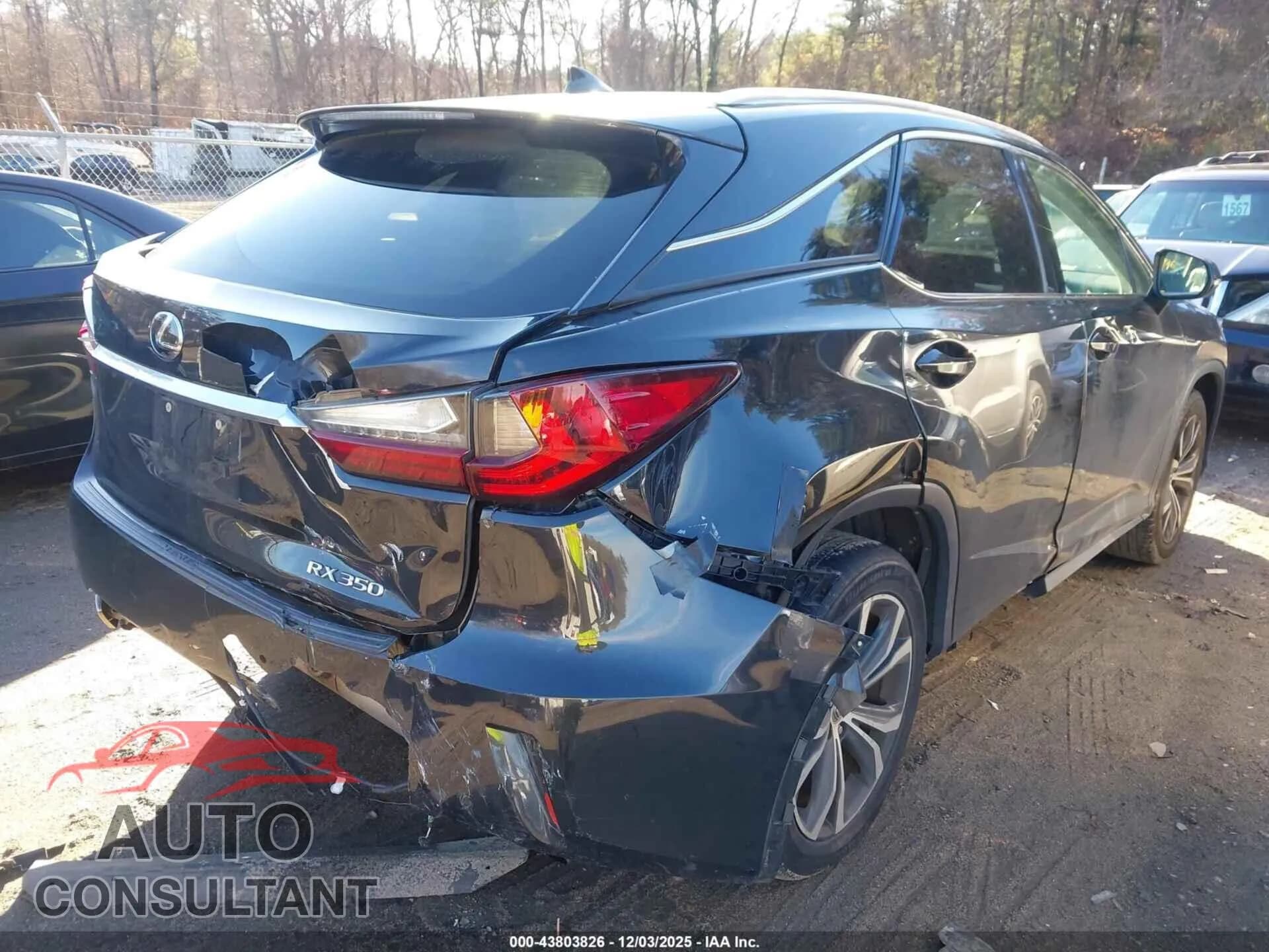 2016 LEXUS RX 350 Damaged VIN 2T2BZMCA7GC036810 – dashboard 2016 LEXUS RX 350 Damaged VIN 2T2BZMCA7GC036810 – dashboard