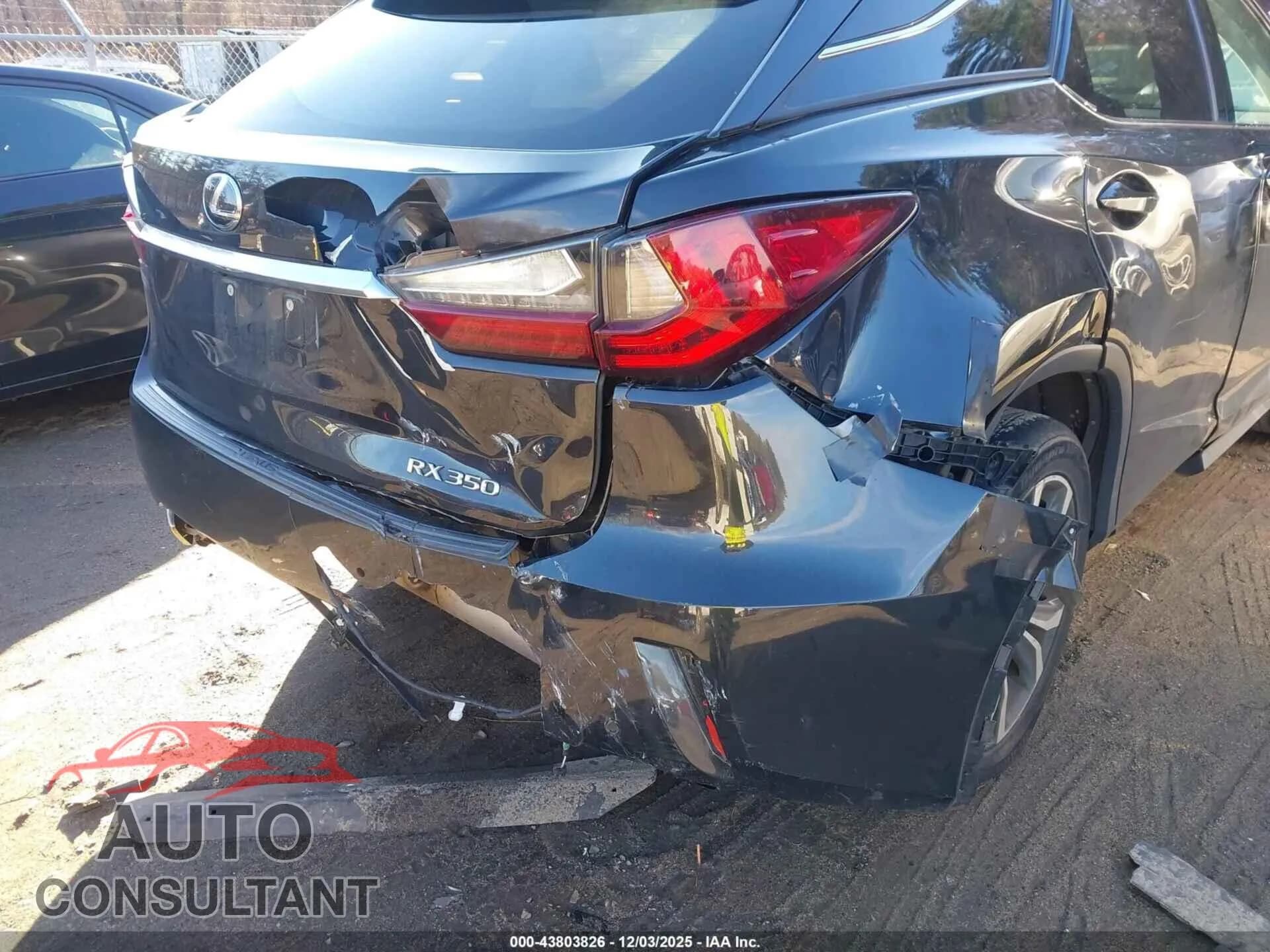 2016 LEXUS RX 350 Damaged VIN 2T2BZMCA7GC036810 – engine bay 2016 LEXUS RX 350 Damaged VIN 2T2BZMCA7GC036810 – engine bay