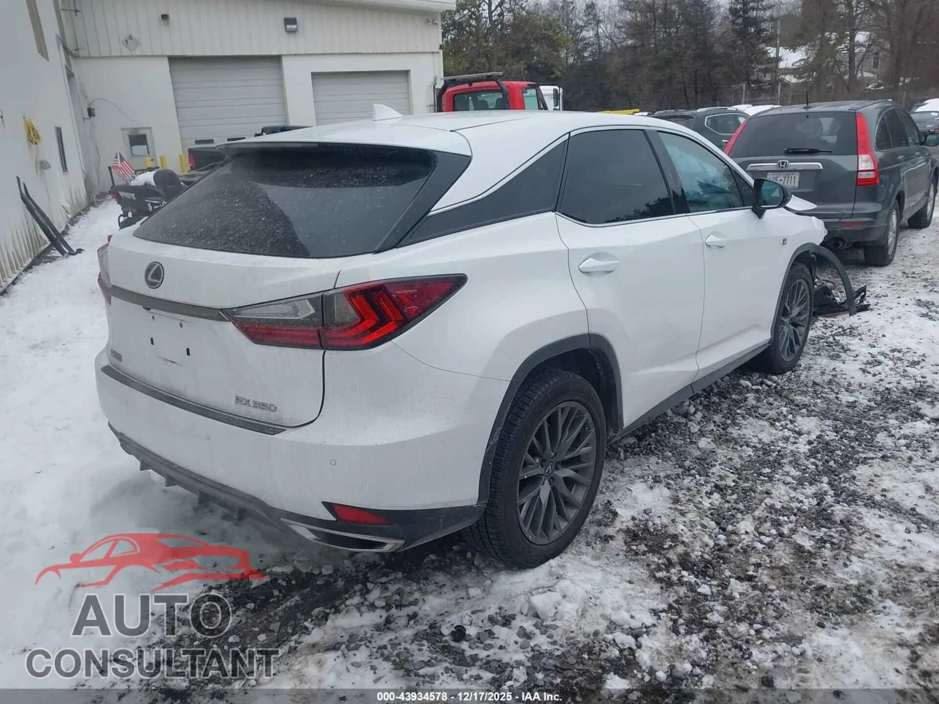 2020 LEXUS RX 350 Damaged VIN 2T2SZMDAXLC245922 – dashboard 2020 LEXUS RX 350 Damaged VIN 2T2SZMDAXLC245922 – dashboard