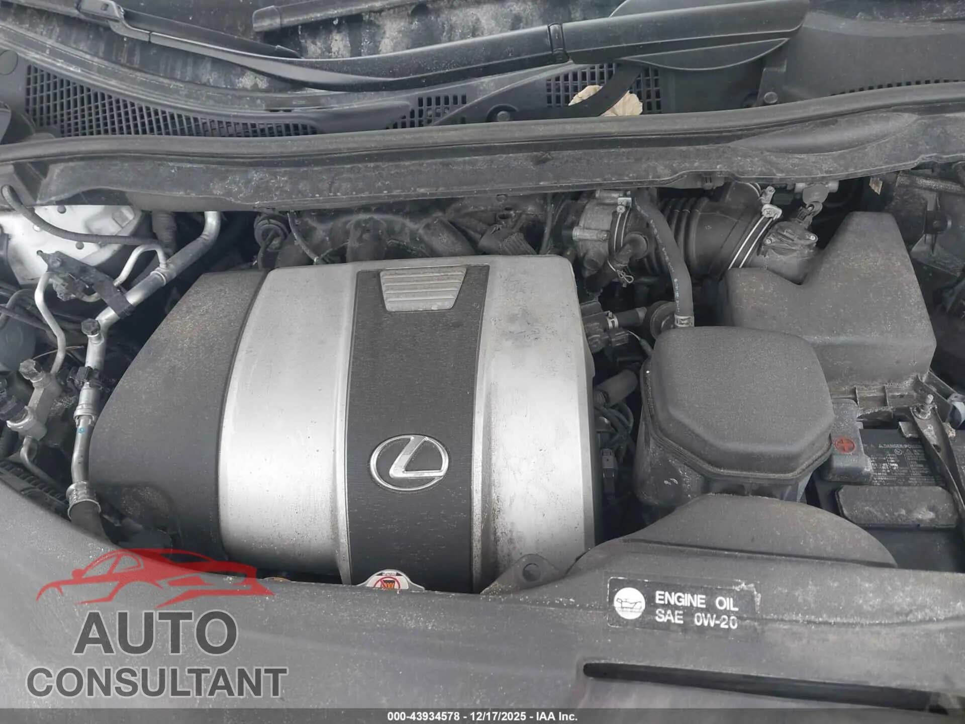 2020 LEXUS RX 350 Damaged VIN 2T2SZMDAXLC245922 – odometer reading 2020 LEXUS RX 350 Damaged VIN 2T2SZMDAXLC245922 – odometer reading