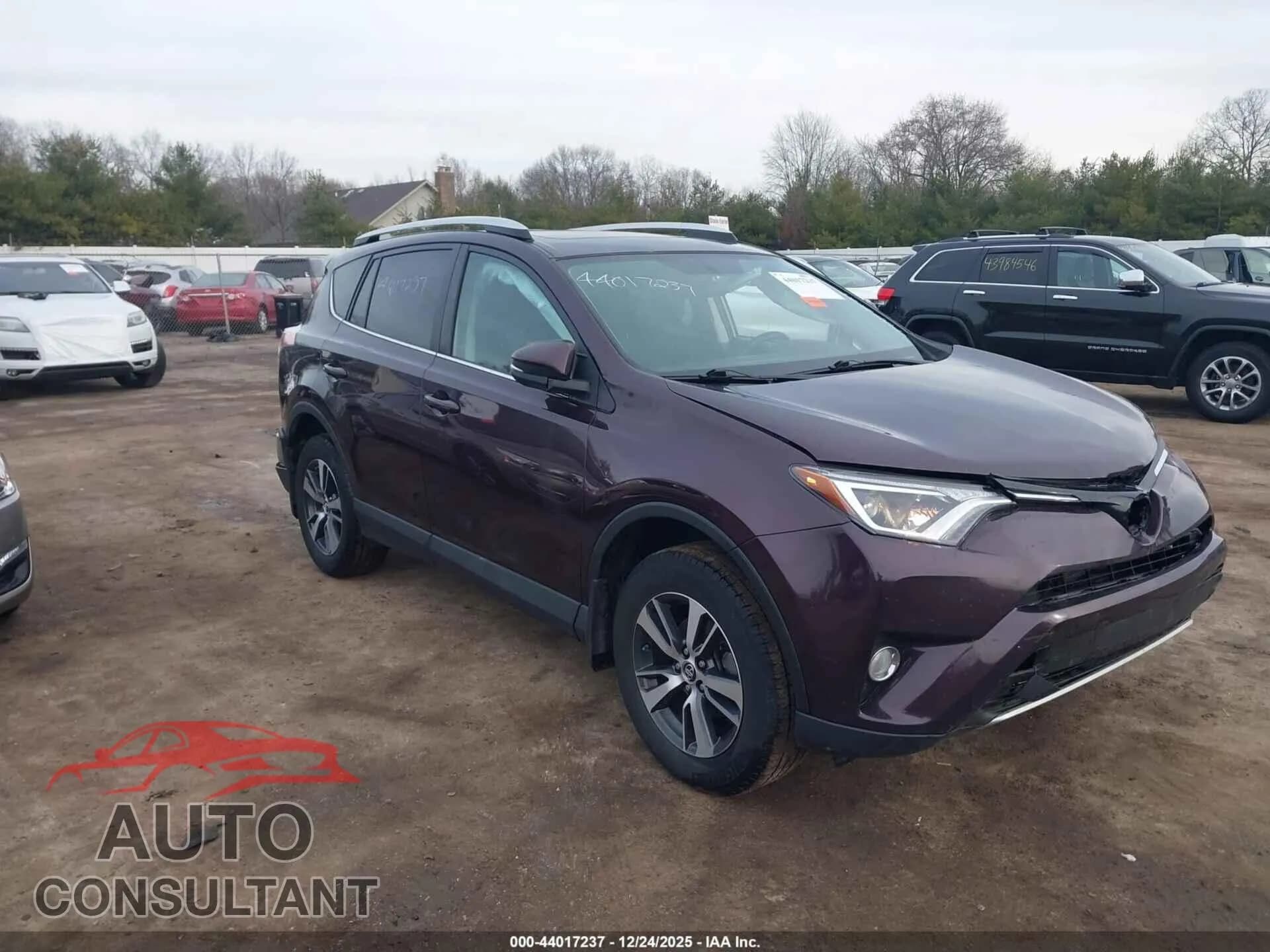 2016 TOYOTA RAV4 Damaged VIN 2T3RFREV0GW449182 – front exterior 2016 TOYOTA RAV4 Damaged VIN 2T3RFREV0GW449182 – front exterior