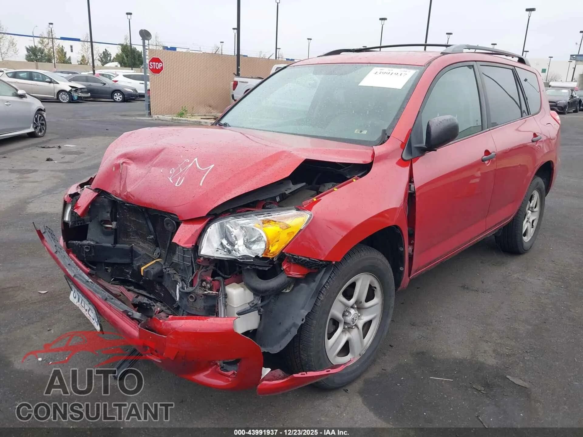 2009 TOYOTA RAV4 Damaged VIN 2T3ZF33V39W012599 – rear exterior 2009 TOYOTA RAV4 Damaged VIN 2T3ZF33V39W012599 – rear exterior