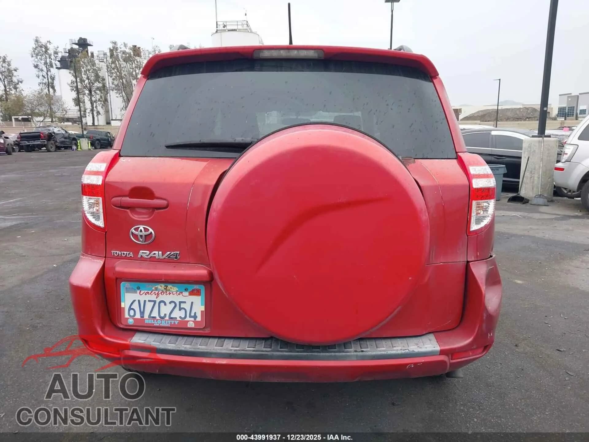 2009 TOYOTA RAV4 Damaged VIN 2T3ZF33V39W012599 – photo 12 2009 TOYOTA RAV4 Damaged VIN 2T3ZF33V39W012599 – photo 12