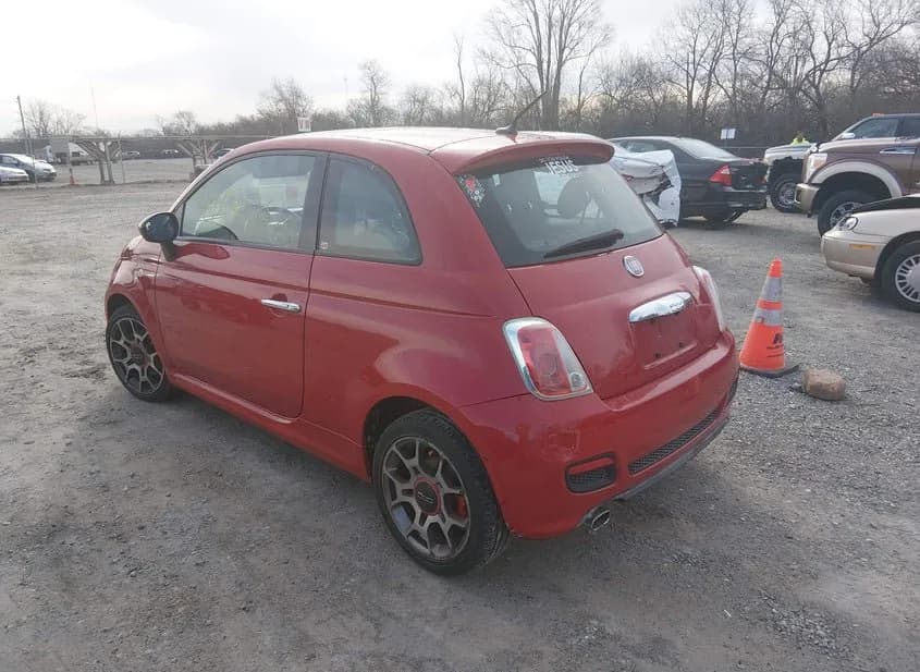 2015 FIAT 500 Used VIN 3C3CFFBR4FT507865 – engine bay 2015 FIAT 500 Used VIN 3C3CFFBR4FT507865 – engine bay