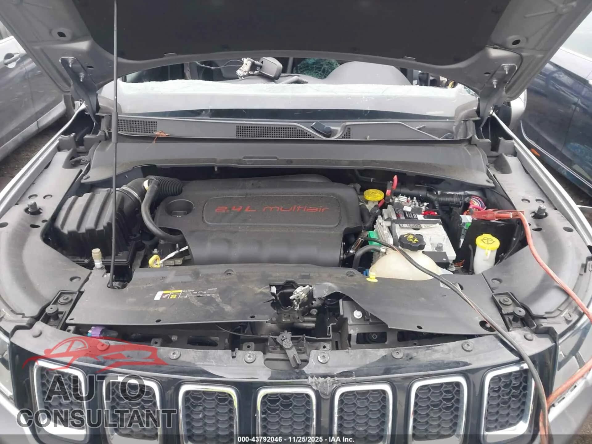 2019 JEEP COMPASS Damaged VIN 3C4NJDBB5KT595751 – odometer reading 2019 JEEP COMPASS Damaged VIN 3C4NJDBB5KT595751 – odometer reading