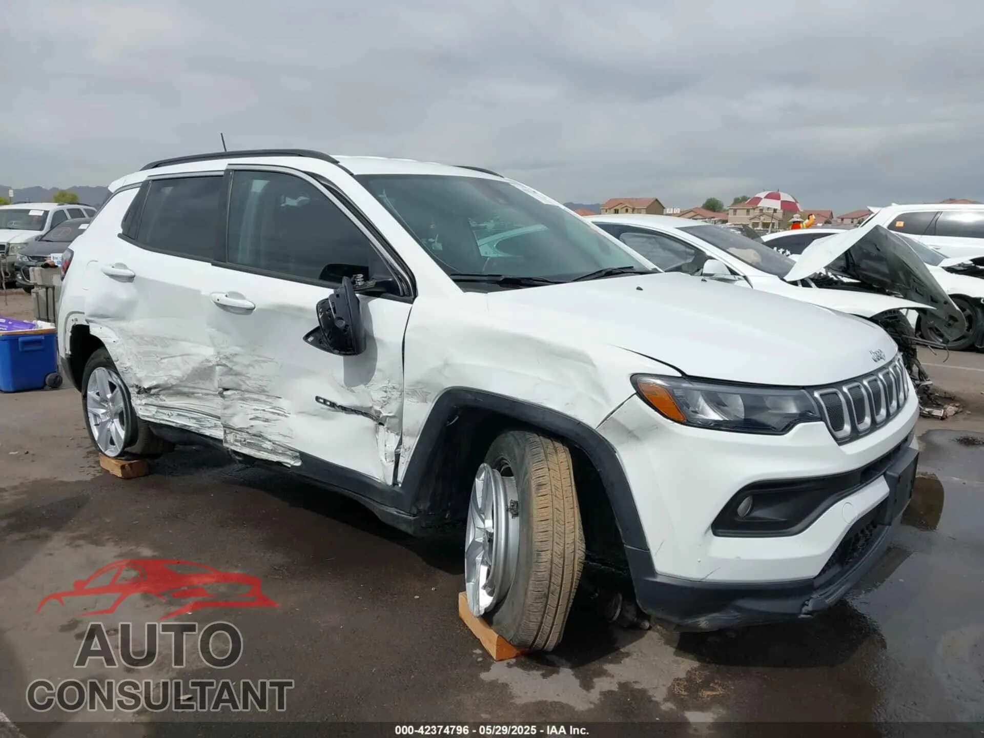 2022 JEEP COMPASS Damaged VIN 3C4NJDBB6NT115950 – engine bay 2022 JEEP COMPASS Damaged VIN 3C4NJDBB6NT115950 – engine bay