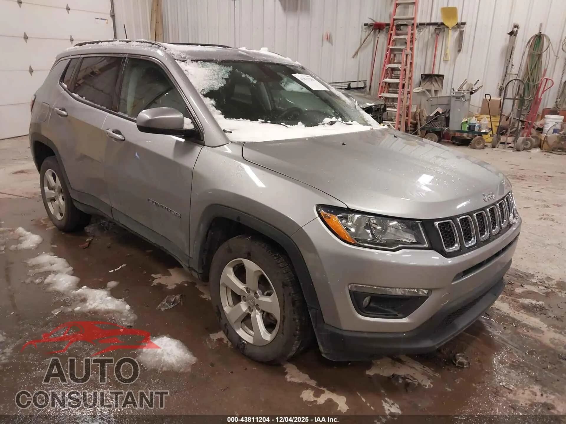 2019 JEEP COMPASS Damaged VIN 3C4NJDBB7KT646179 – front exterior 2019 JEEP COMPASS Damaged VIN 3C4NJDBB7KT646179 – front exterior
