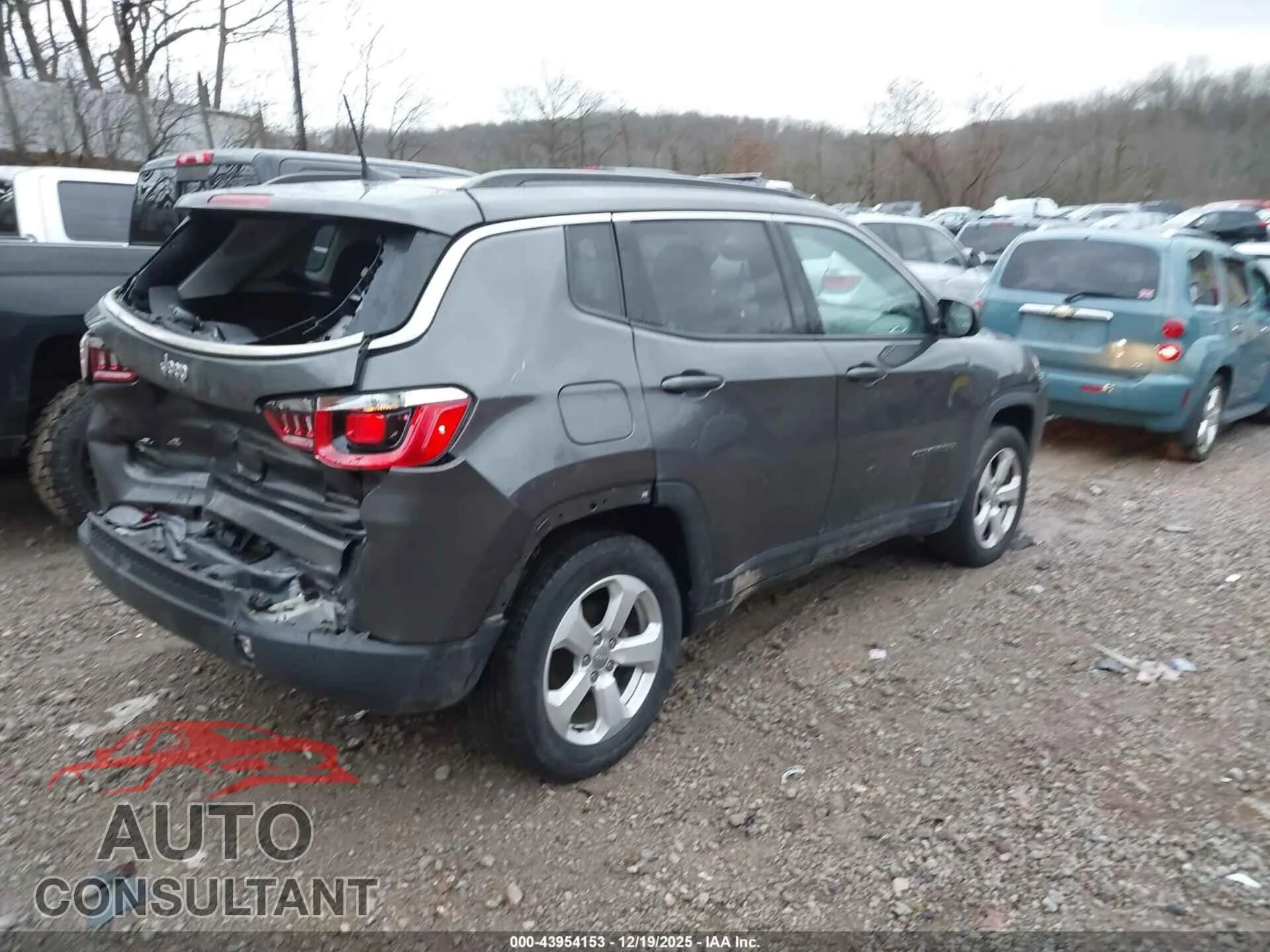 2019 JEEP COMPASS Damaged VIN 3C4NJDBB7KT849699 – dashboard 2019 JEEP COMPASS Damaged VIN 3C4NJDBB7KT849699 – dashboard