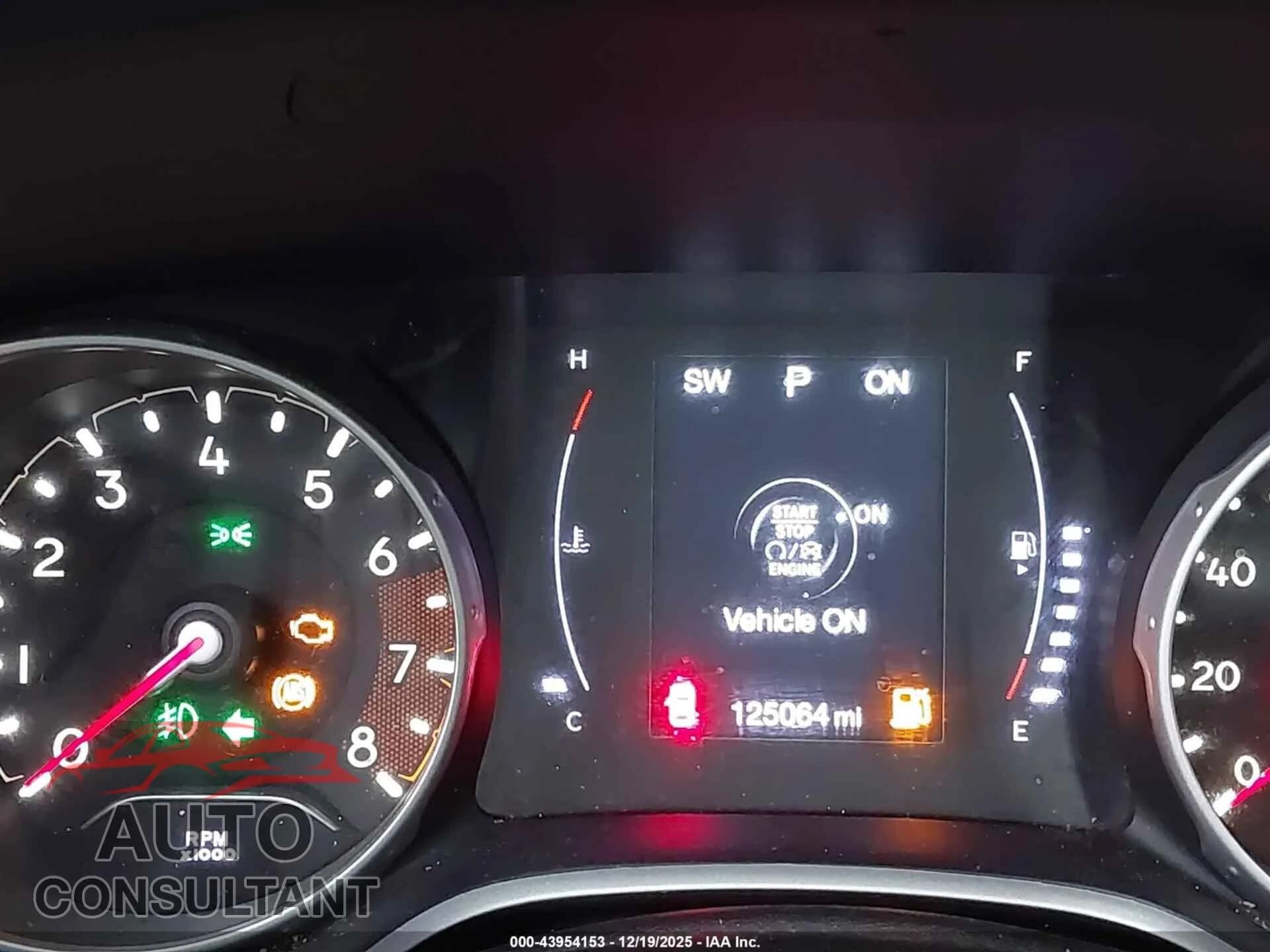 2019 JEEP COMPASS Damaged VIN 3C4NJDBB7KT849699 – exterior detail 2019 JEEP COMPASS Damaged VIN 3C4NJDBB7KT849699 – exterior detail