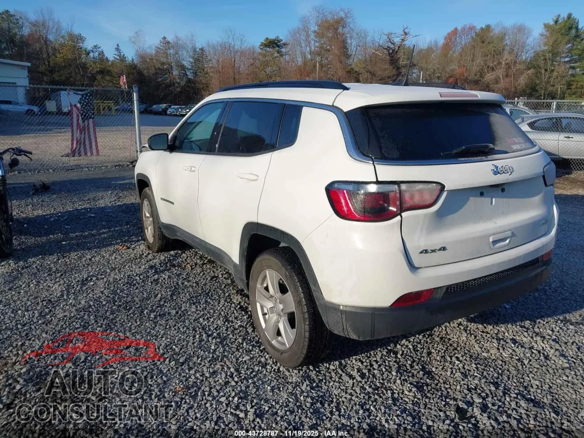 2022 JEEP COMPASS Damaged VIN 3C4NJDBB7NT209173 – side profile 2022 JEEP COMPASS Damaged VIN 3C4NJDBB7NT209173 – side profile
