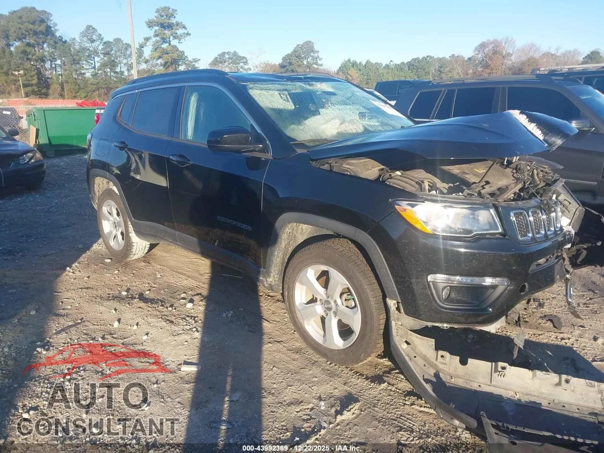 2018 JEEP COMPASS Damaged VIN 3C4NJDBBXJT246552 – front exterior 2018 JEEP COMPASS Damaged VIN 3C4NJDBBXJT246552 – front exterior