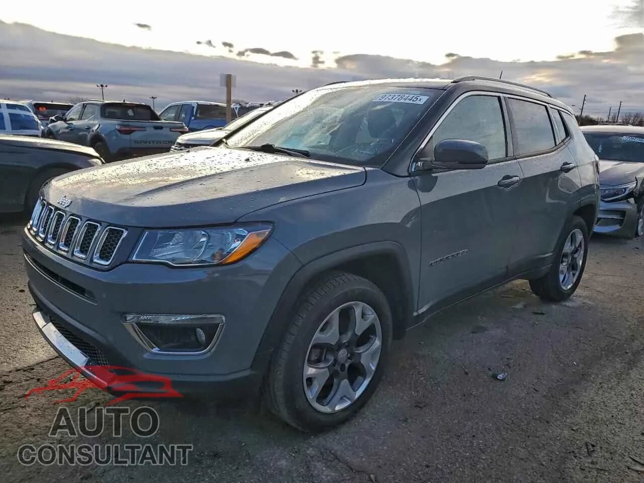 2021 JEEP COMPASS Damaged VIN 3C4NJDCBXMT504037 – front exterior 2021 JEEP COMPASS Damaged VIN 3C4NJDCBXMT504037 – front exterior