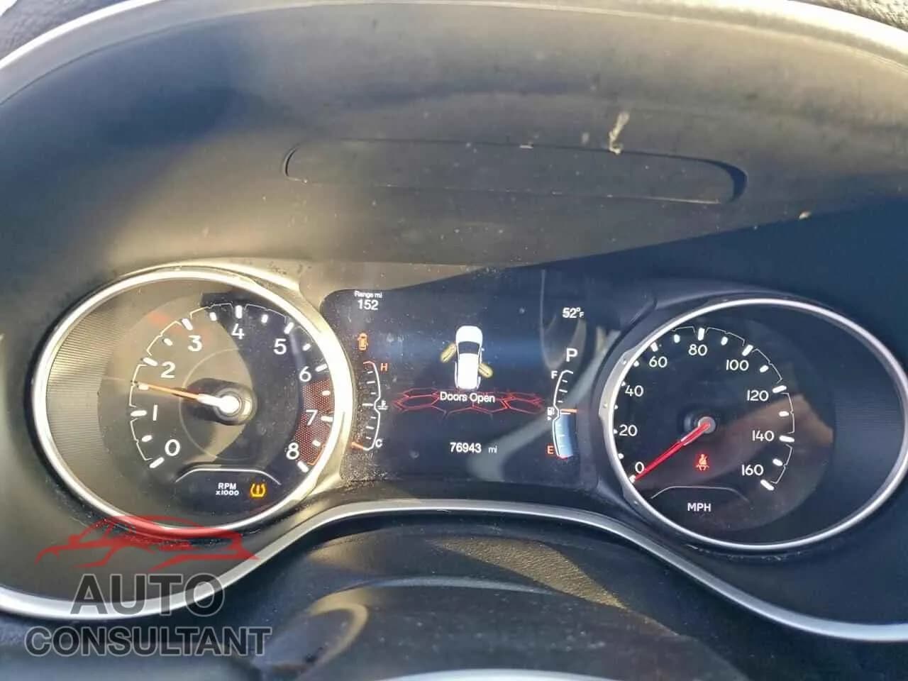 2021 JEEP COMPASS Damaged VIN 3C4NJDCBXMT504037 – trunk area 2021 JEEP COMPASS Damaged VIN 3C4NJDCBXMT504037 – trunk area