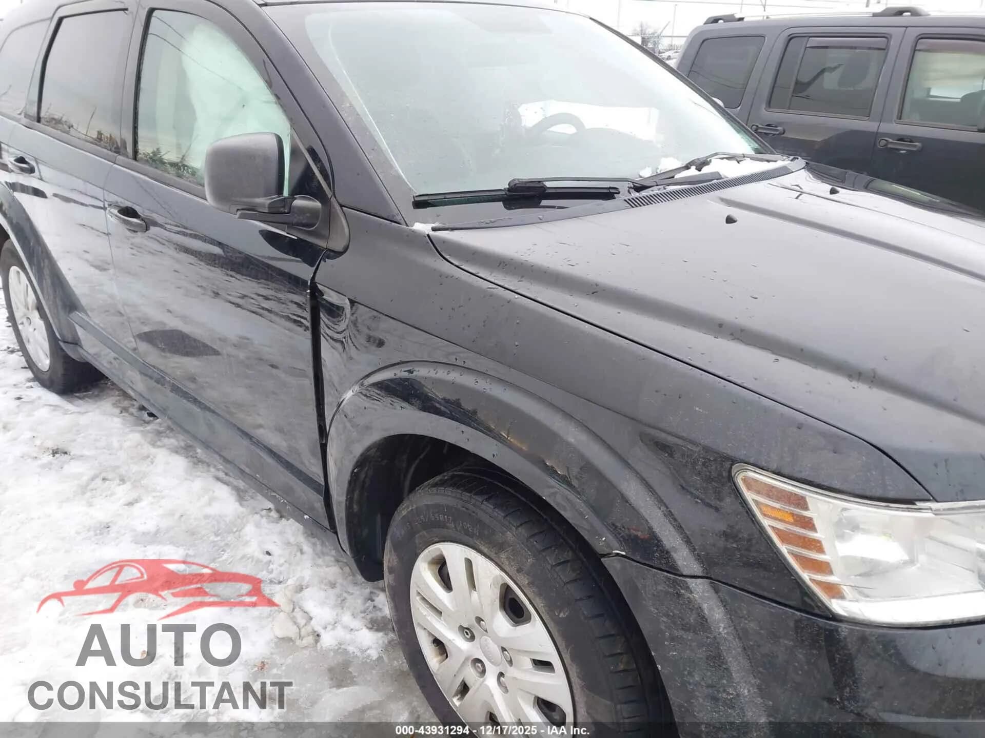 2018 DODGE JOURNEY Damaged VIN 3C4PDCABXJT309824 – engine bay 2018 DODGE JOURNEY Damaged VIN 3C4PDCABXJT309824 – engine bay