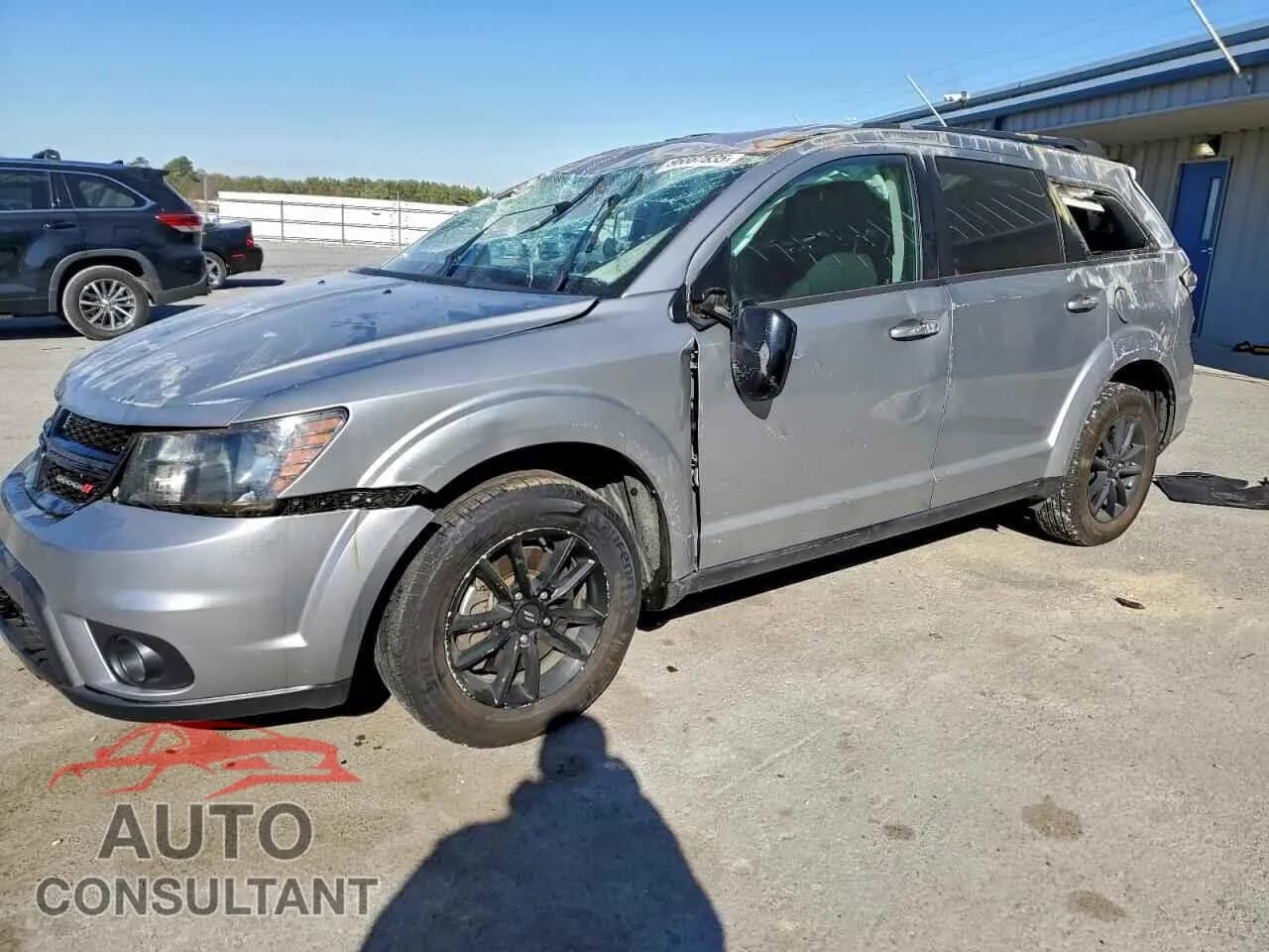 2019 DODGE JOURNEY Damaged VIN 3C4PDCBBXKT866152 – front exterior 2019 DODGE JOURNEY Damaged VIN 3C4PDCBBXKT866152 – front exterior