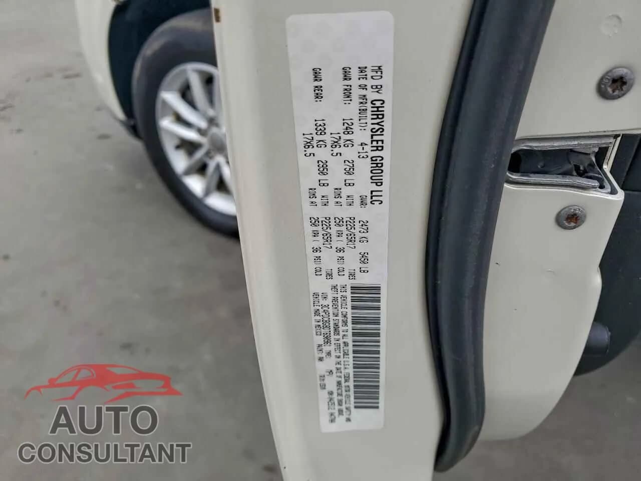 2013 DODGE JOURNEY Damaged VIN 3C4PDCBG8DT690961 – photo 13 2013 DODGE JOURNEY Damaged VIN 3C4PDCBG8DT690961 – photo 13