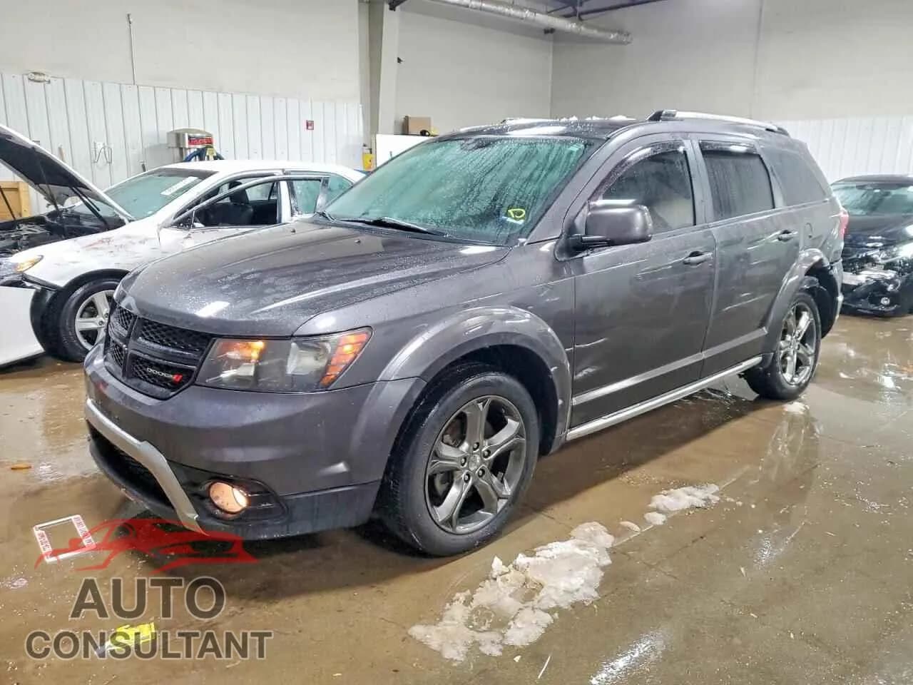 2016 DODGE JOURNEY Damaged VIN 3C4PDCGB7GT125456 – front exterior 2016 DODGE JOURNEY Damaged VIN 3C4PDCGB7GT125456 – front exterior
