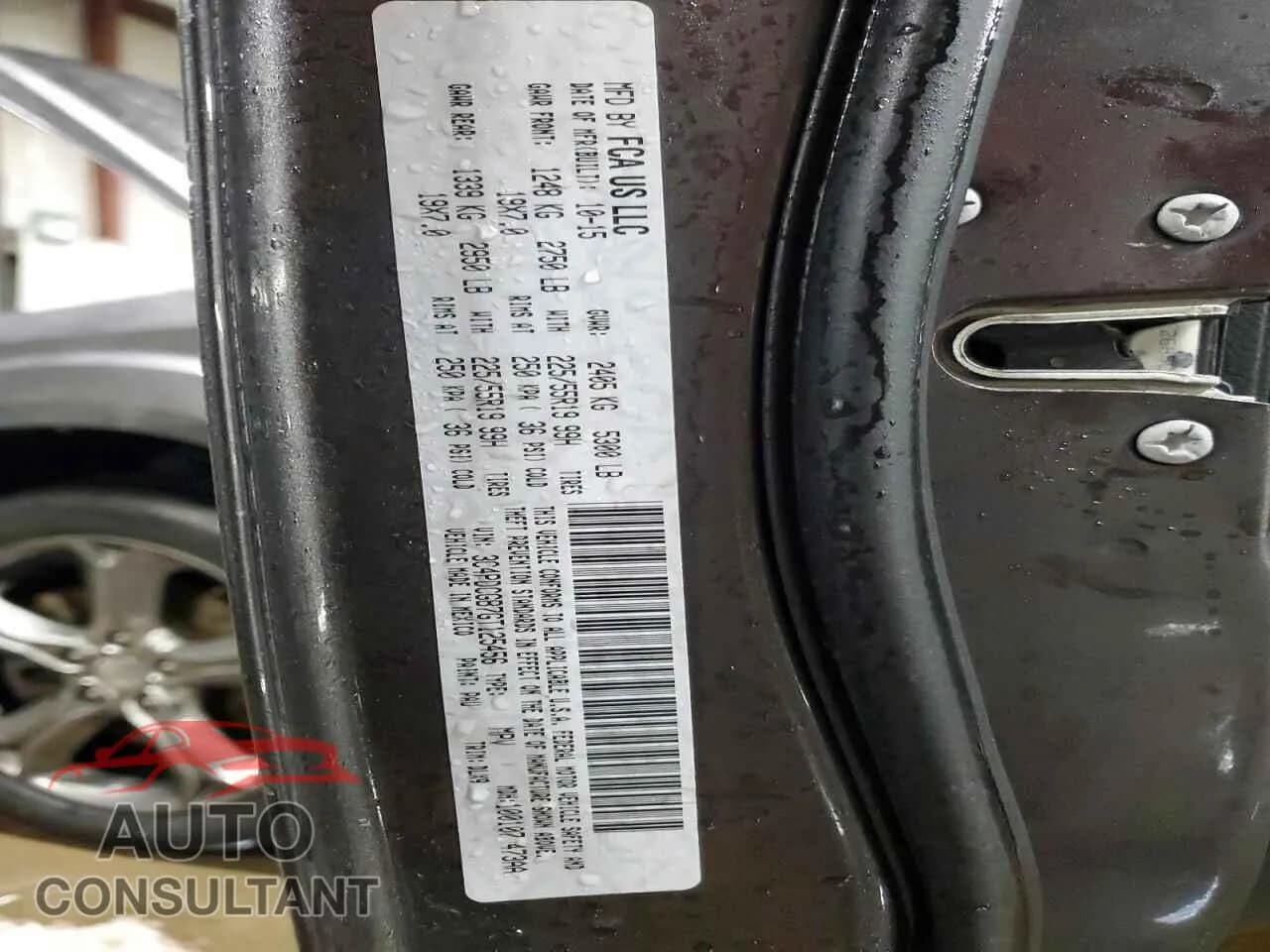 2016 DODGE JOURNEY Damaged VIN 3C4PDCGB7GT125456 – photo 12 2016 DODGE JOURNEY Damaged VIN 3C4PDCGB7GT125456 – photo 12